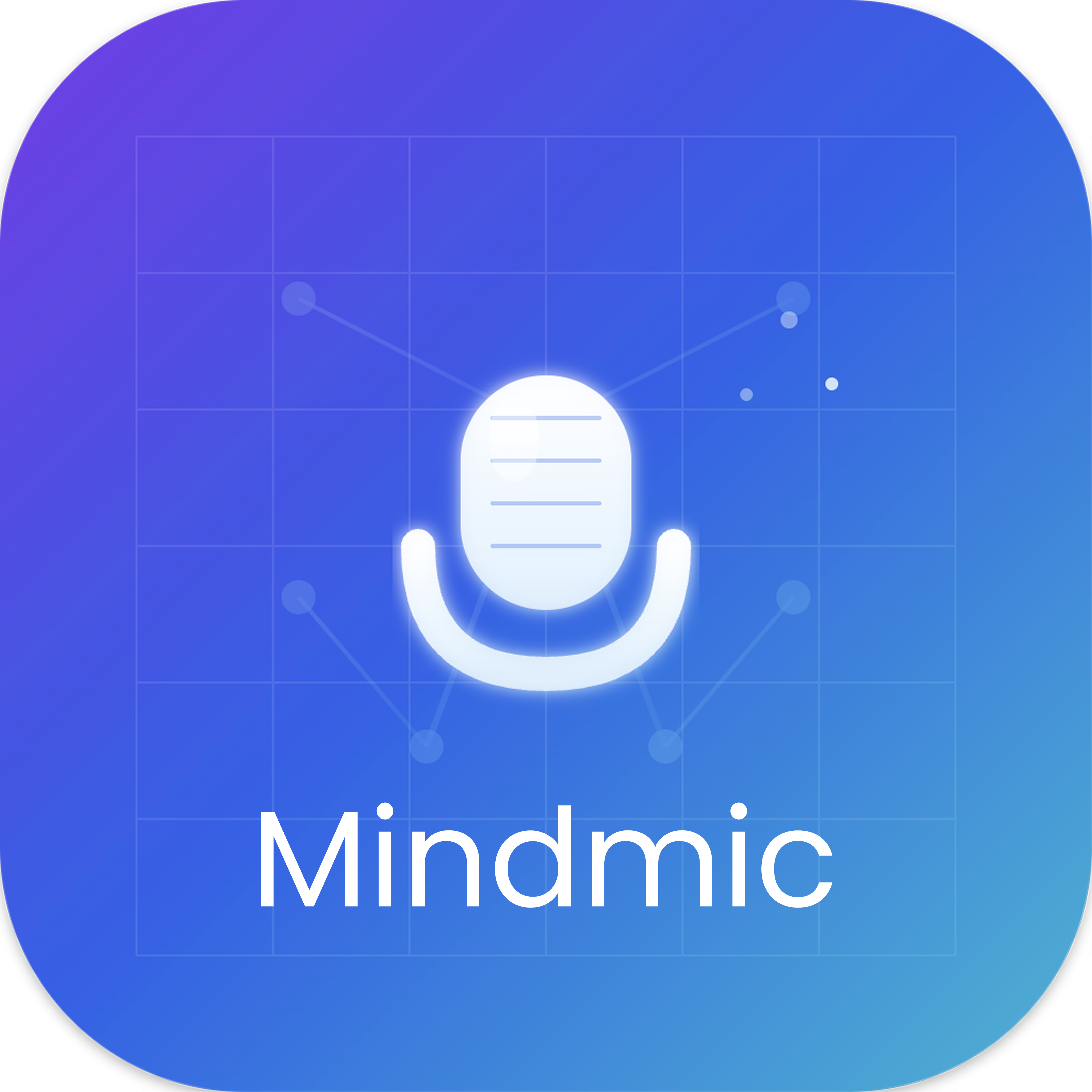 MindMic — macOS voice-to-text  logo