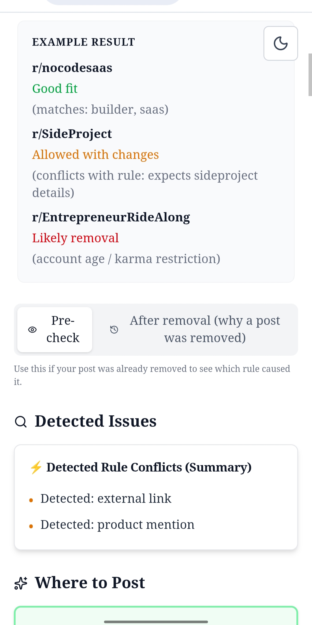 Screenshot 7 of SubredditScan