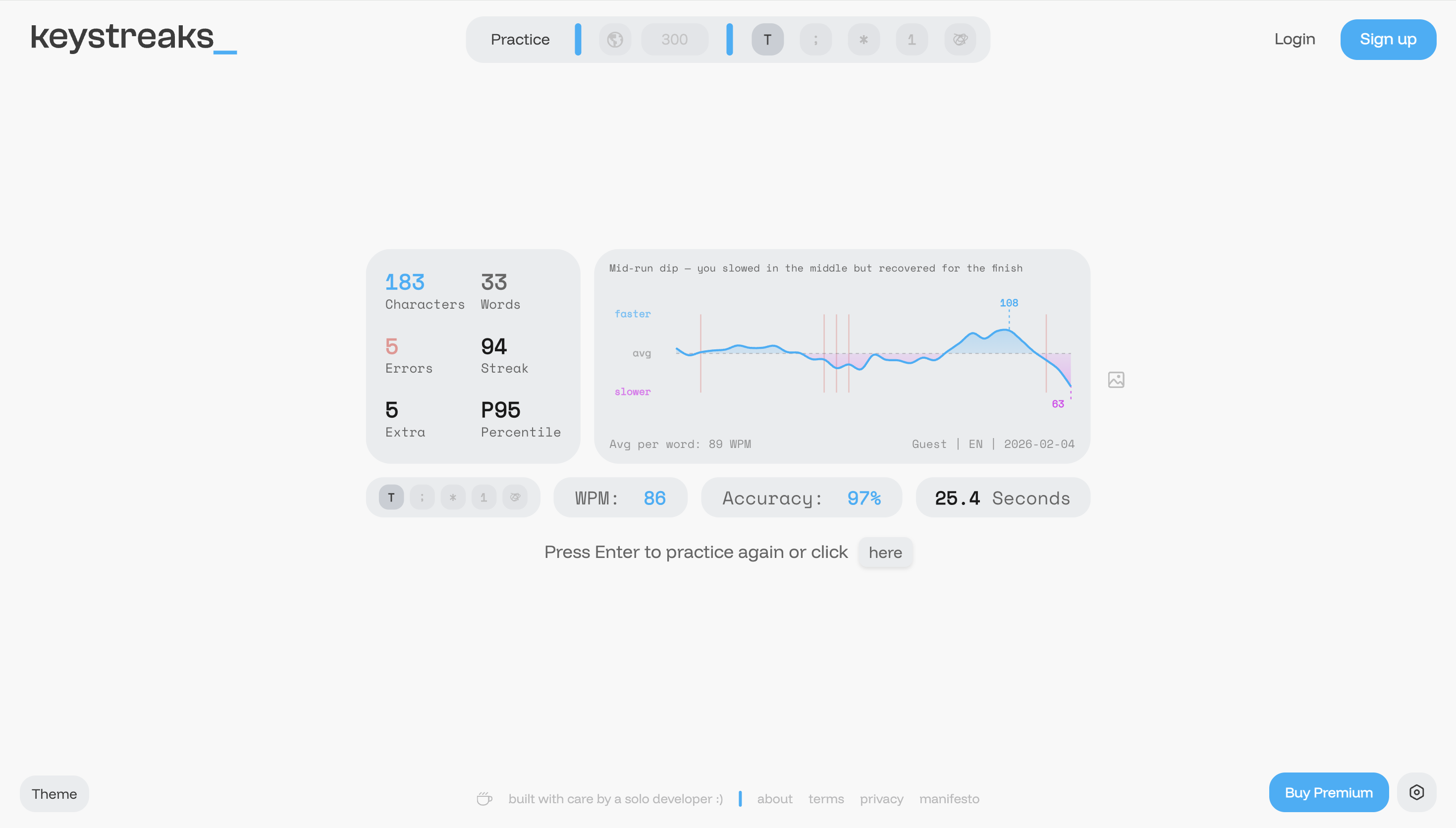 Screenshot 2 of Keystreaks