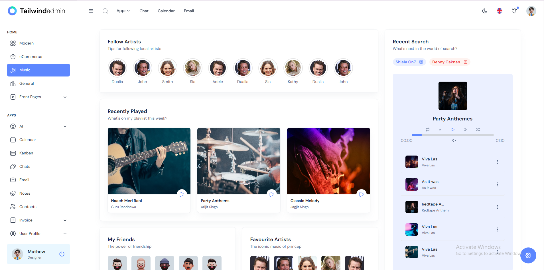 Screenshot 4 of Tailwindadmin