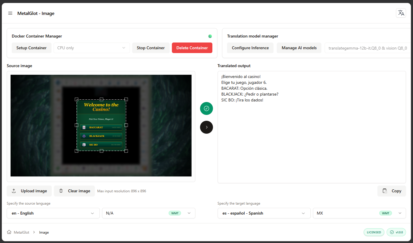 Screenshot 2 of MetalGlot