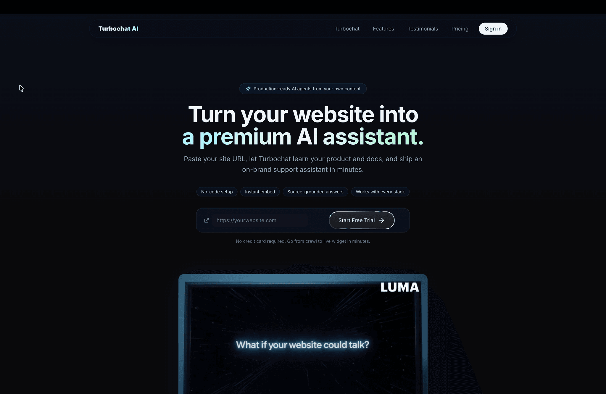 Screenshot 1 of Turbochat AI