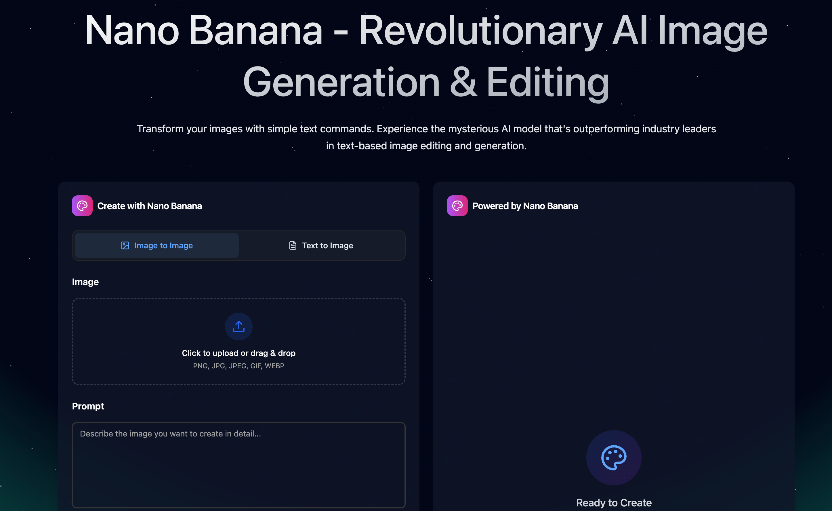 Screenshot 1 of Nano Banana