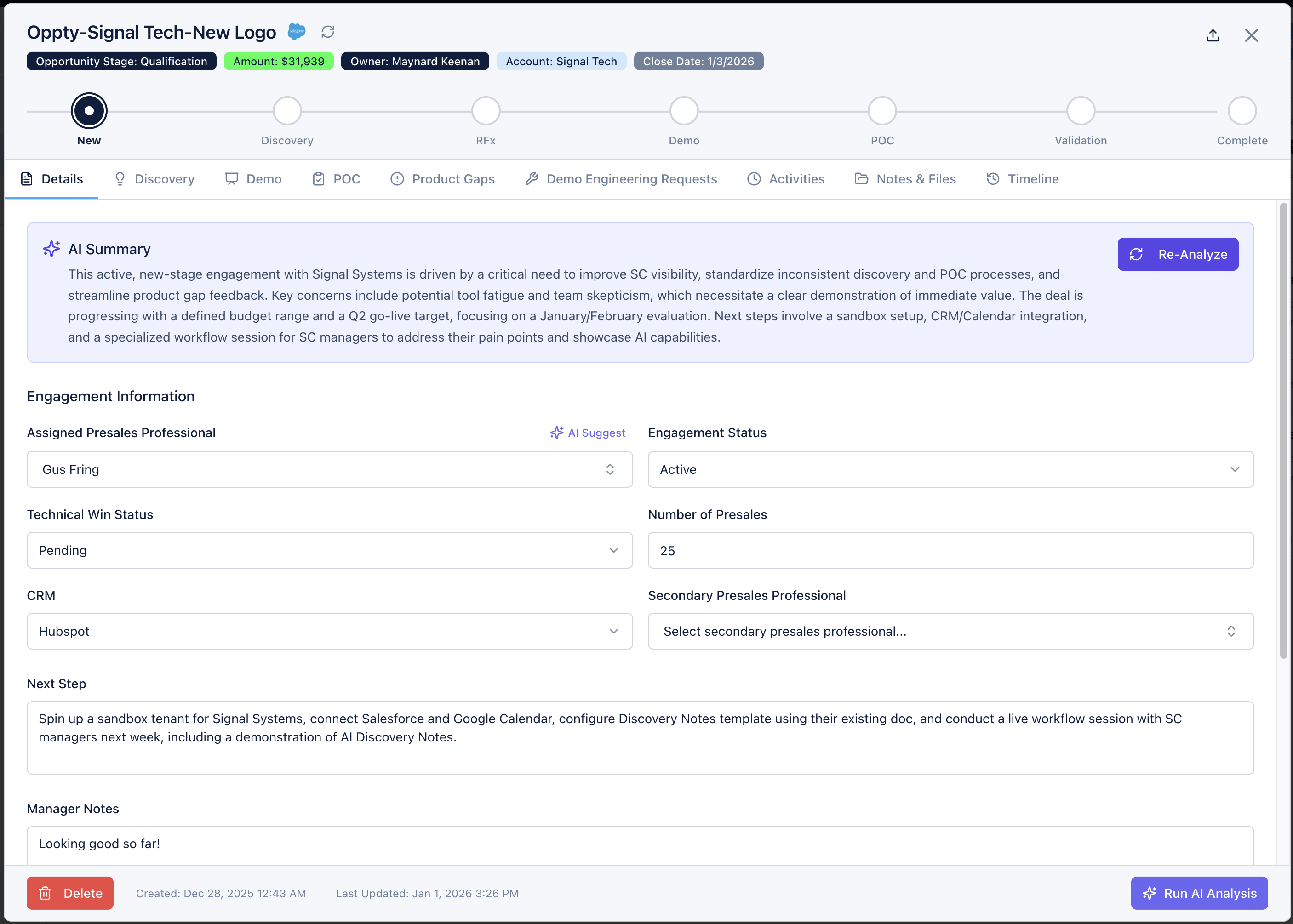 Screenshot 3 of PresalesIQ
