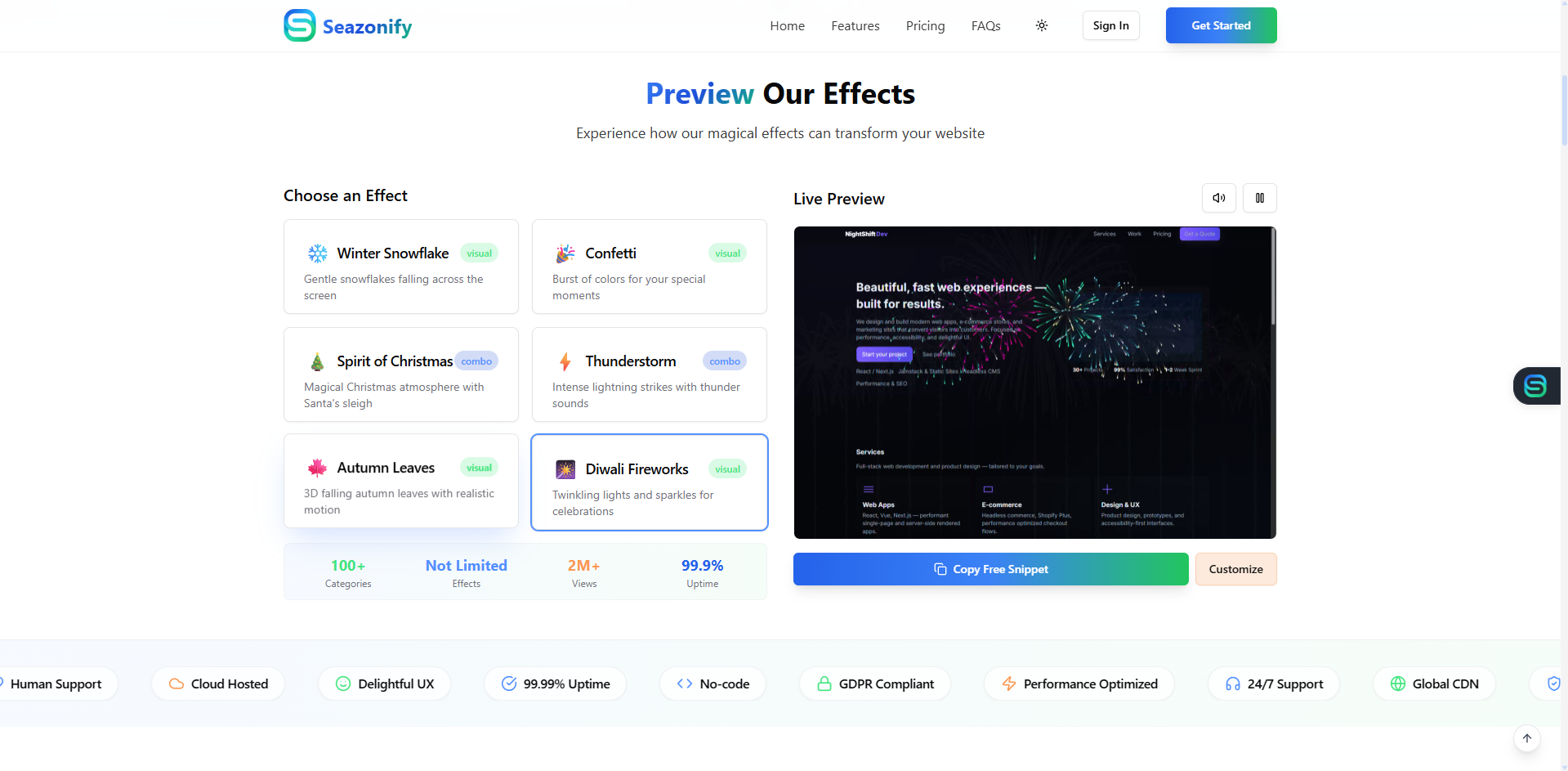 Screenshot 2 of Seazonify