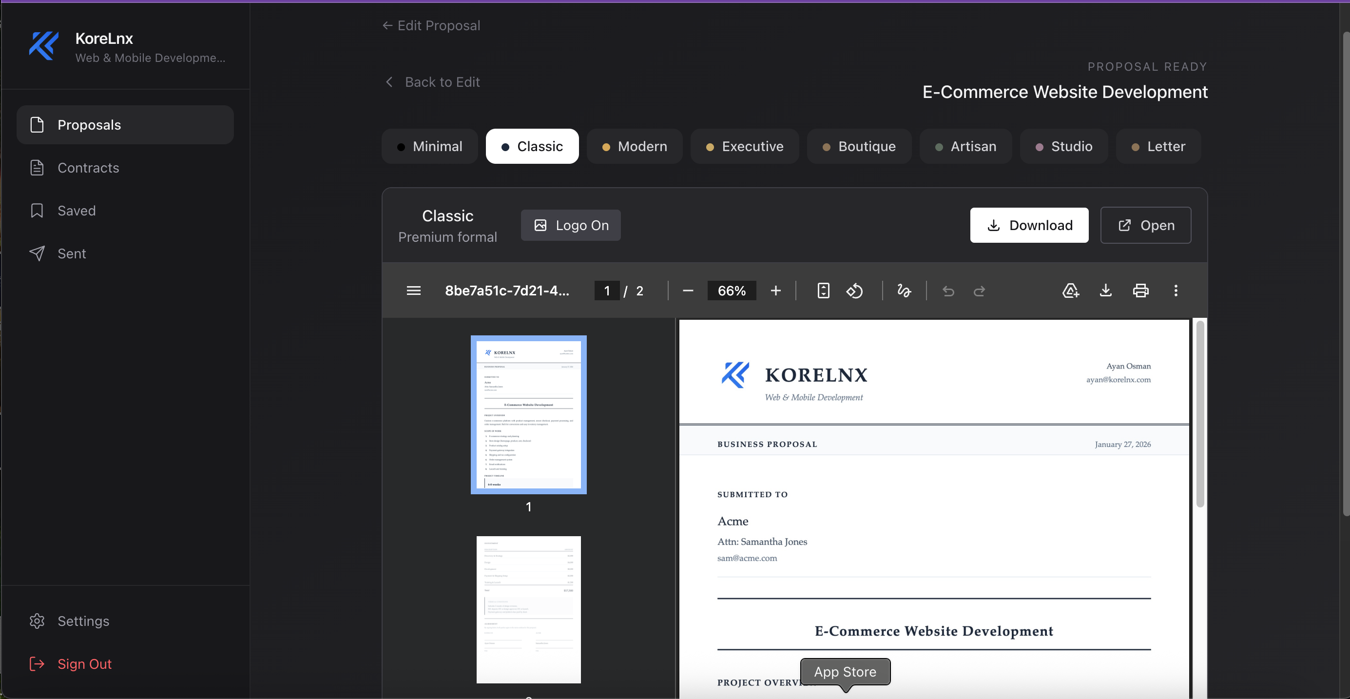 Screenshot 1 of KoreEase