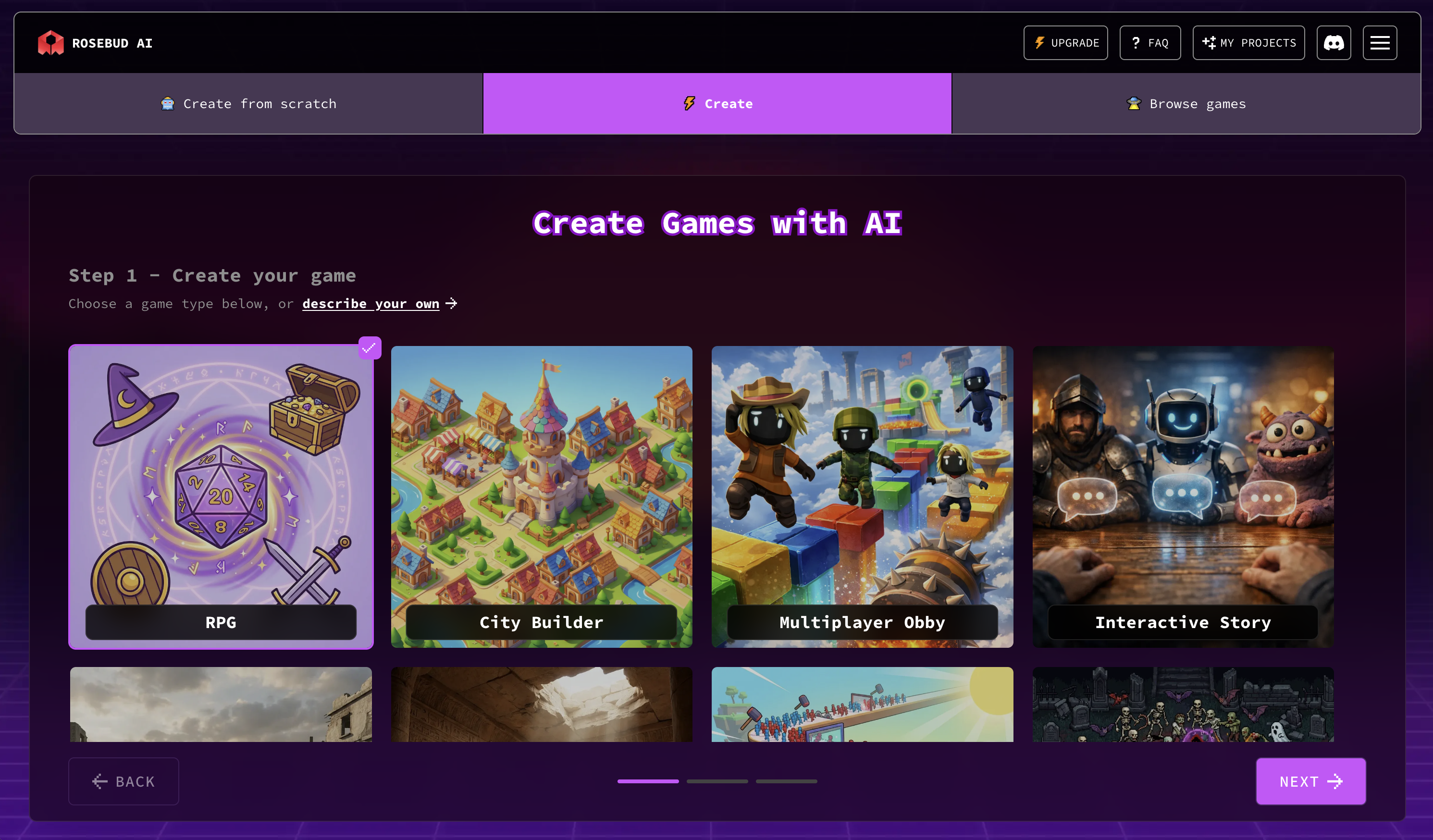 Screenshot 2 of Rosebud AI