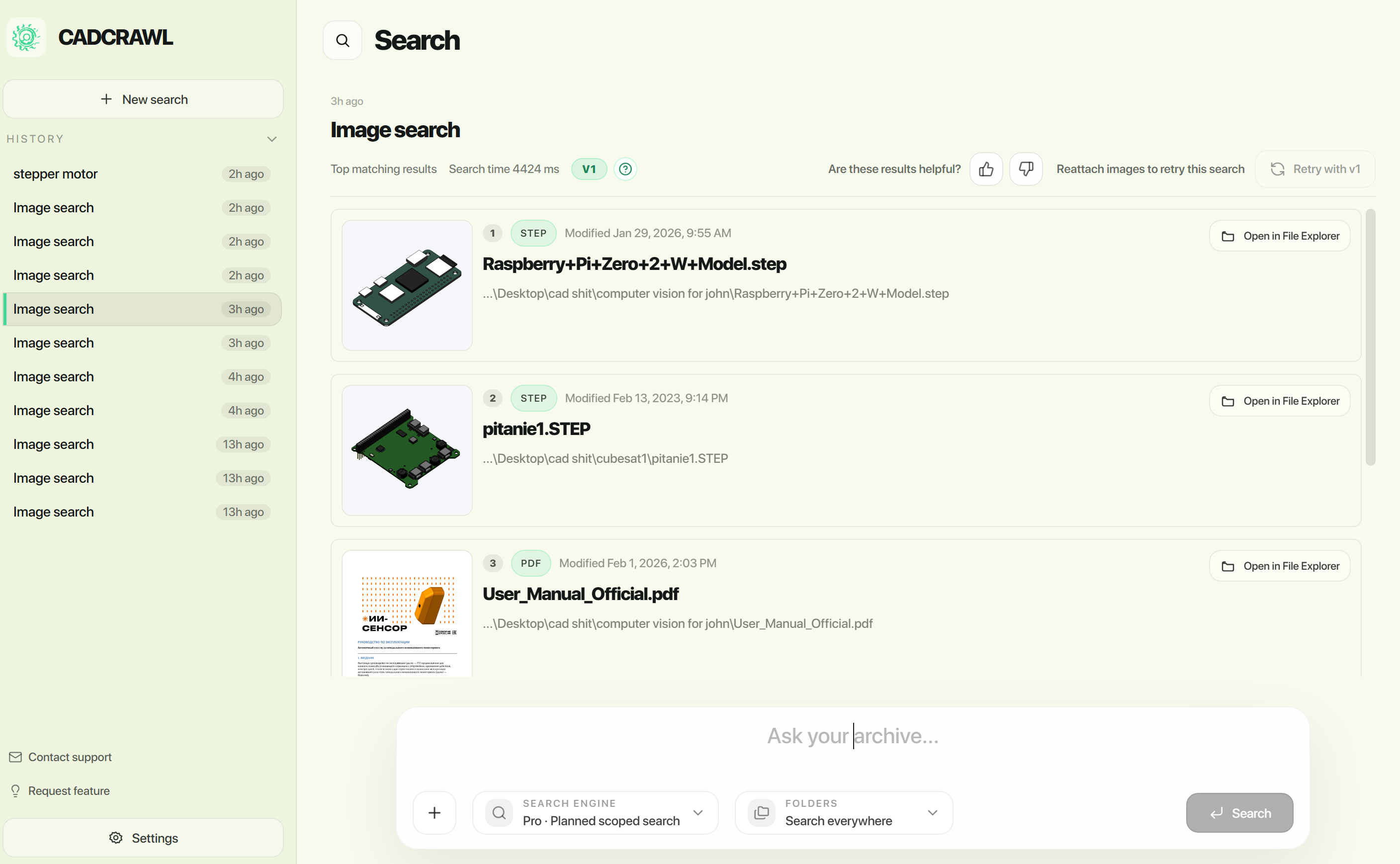 Screenshot 3 of CADCrawl