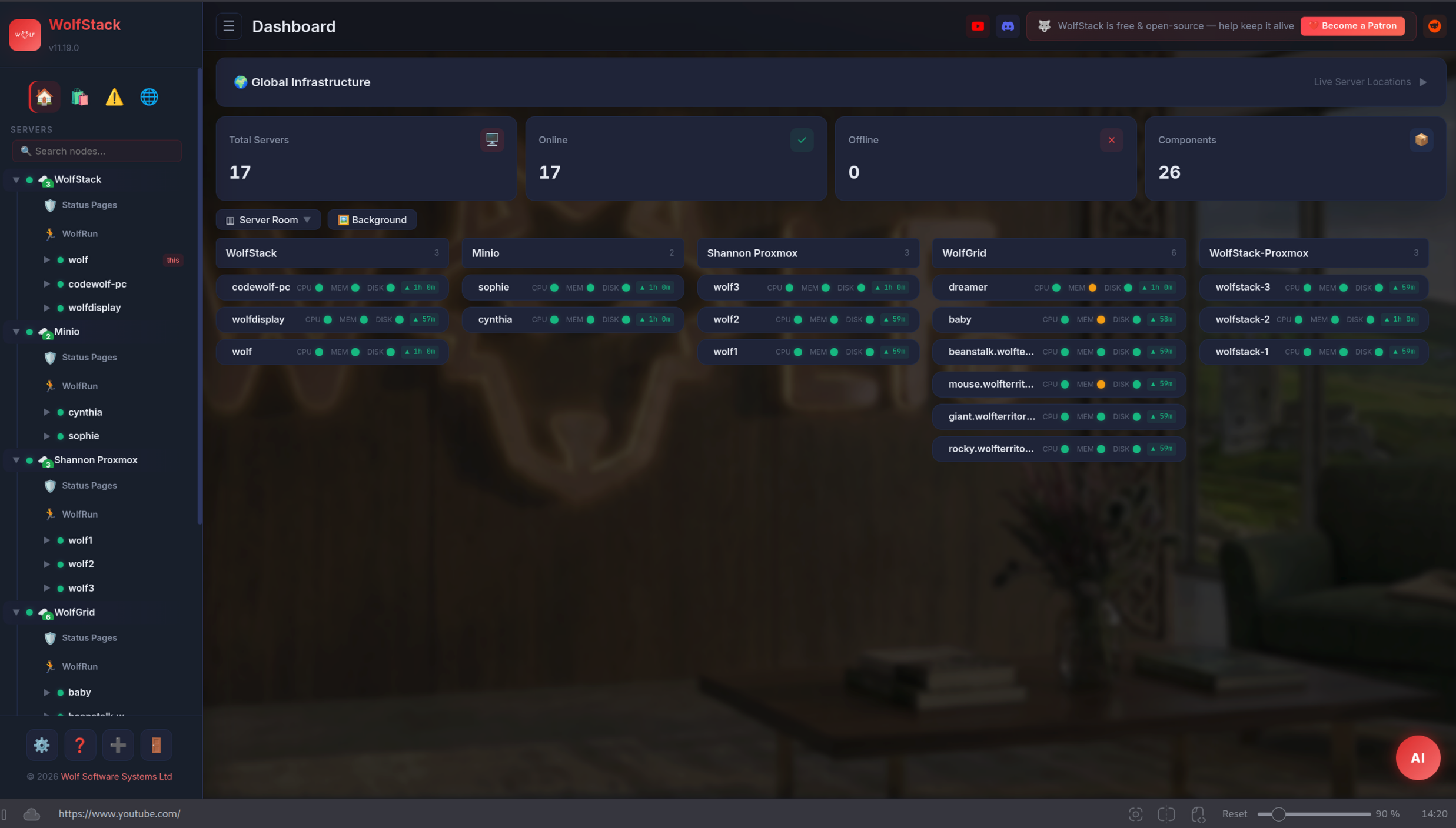 Screenshot 2 of WolfStack