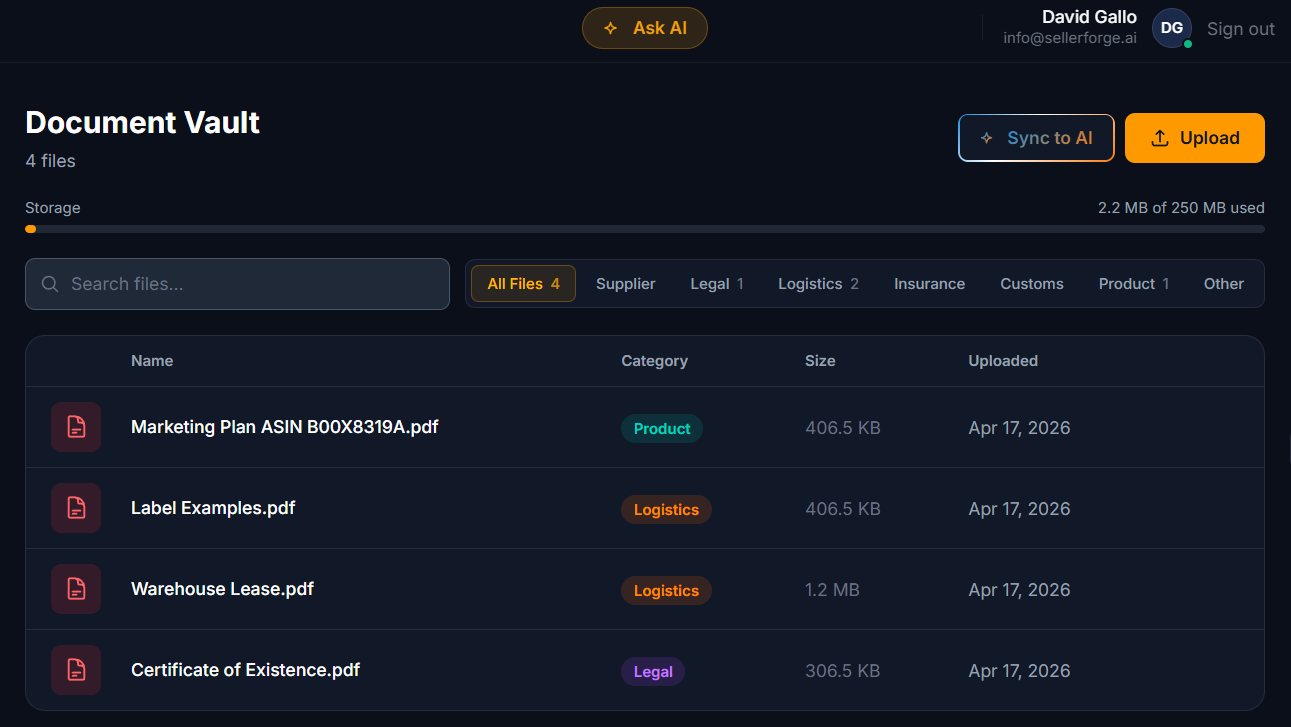 Screenshot 4 of SellerForge