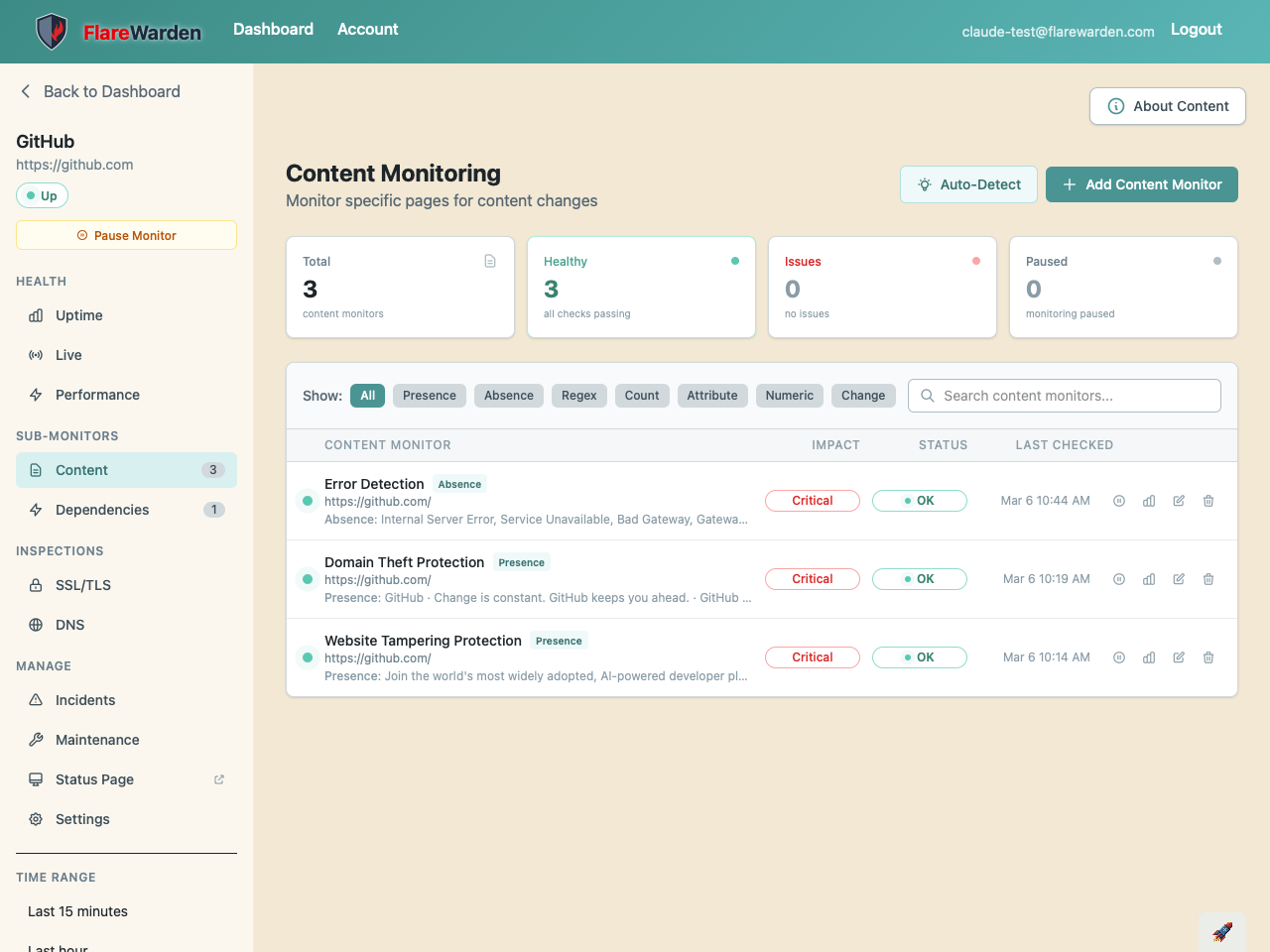 Screenshot 5 of FlareWarden