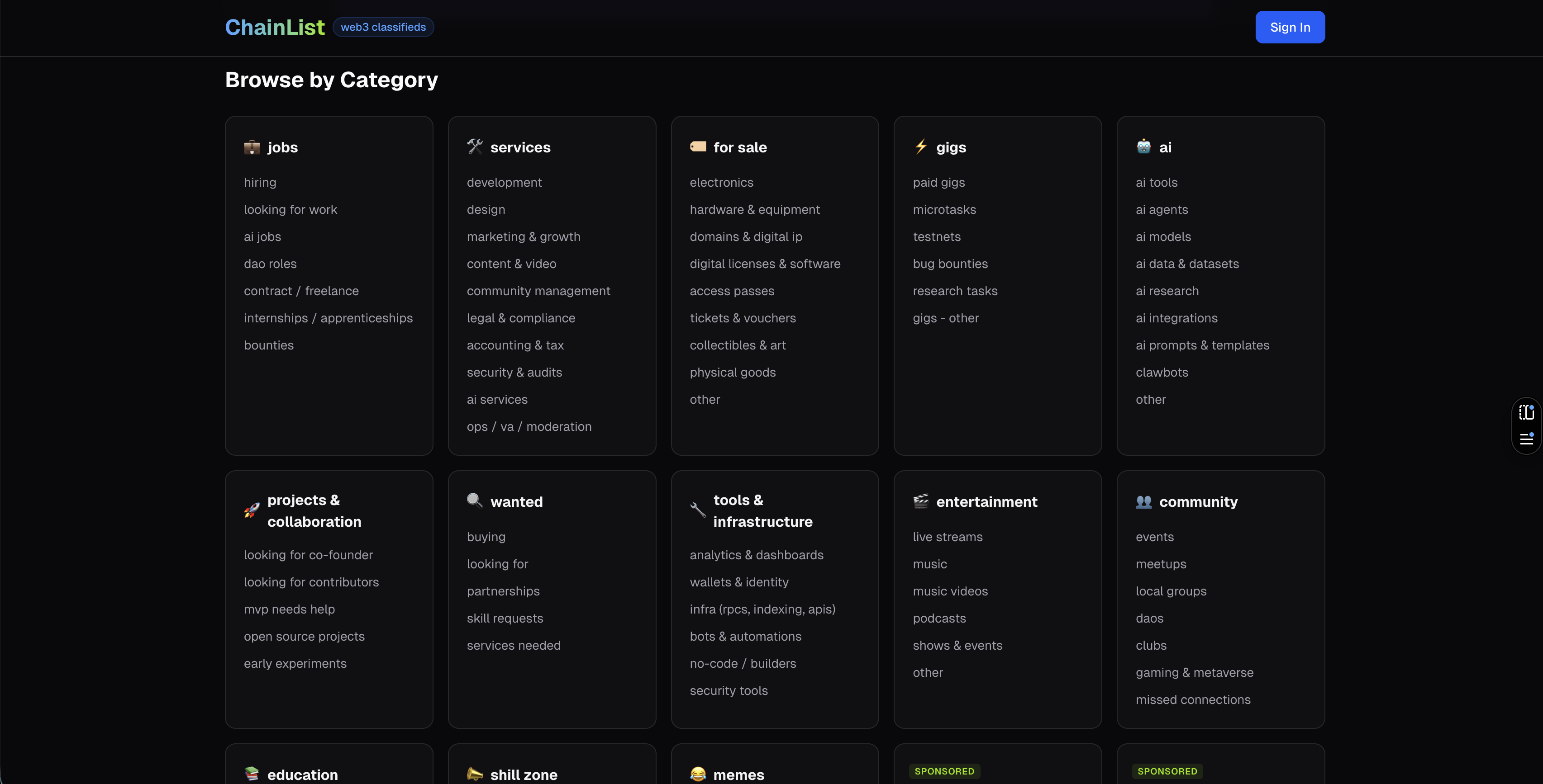 Screenshot 3 of ChainList
