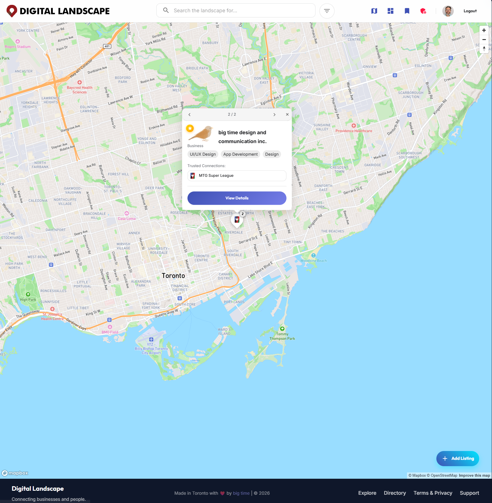 Screenshot 1 of Digital Landscape