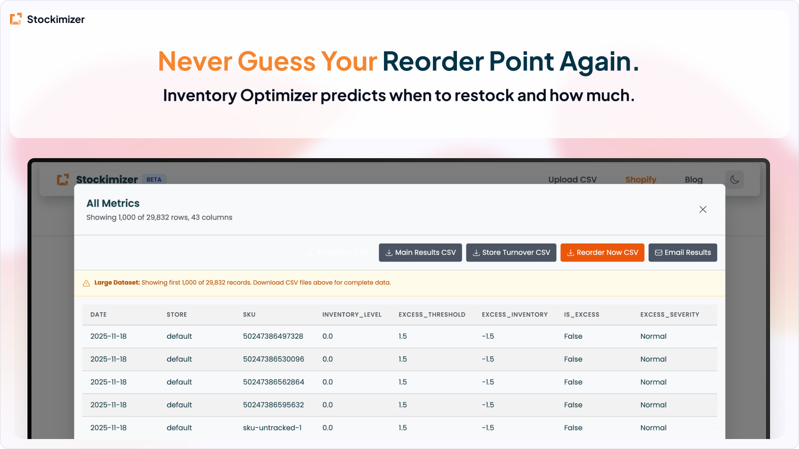 Screenshot 7 of Stockimizer