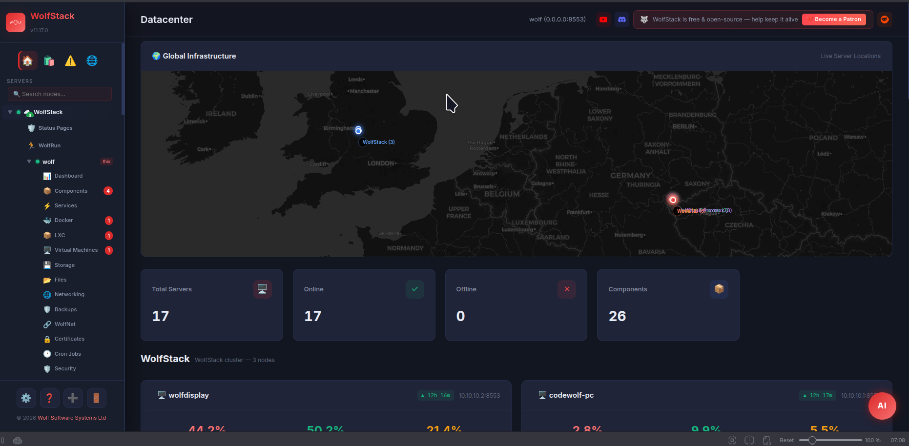 Screenshot 3 of WolfStack