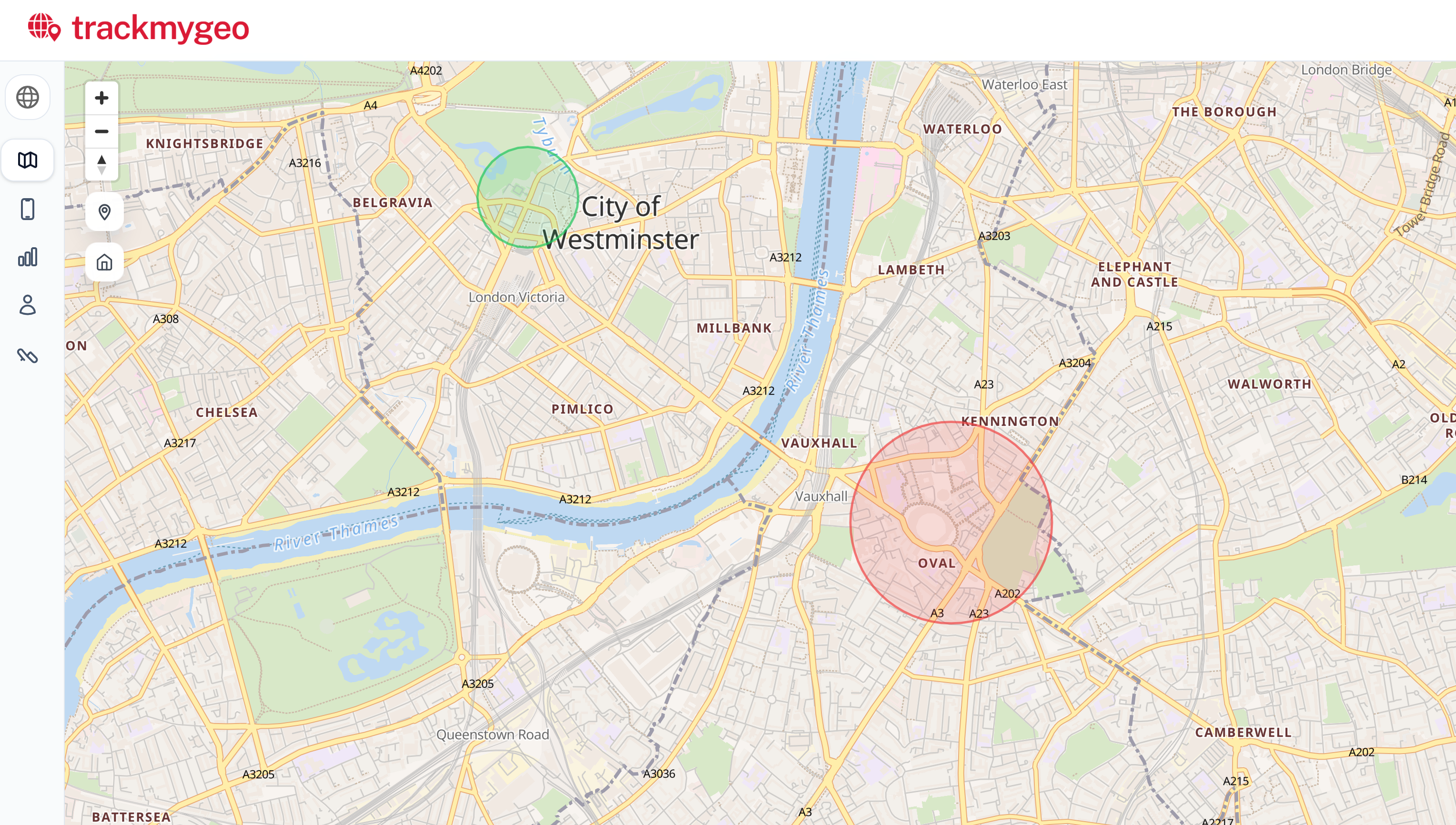 Screenshot 1 of TrackMyGeo