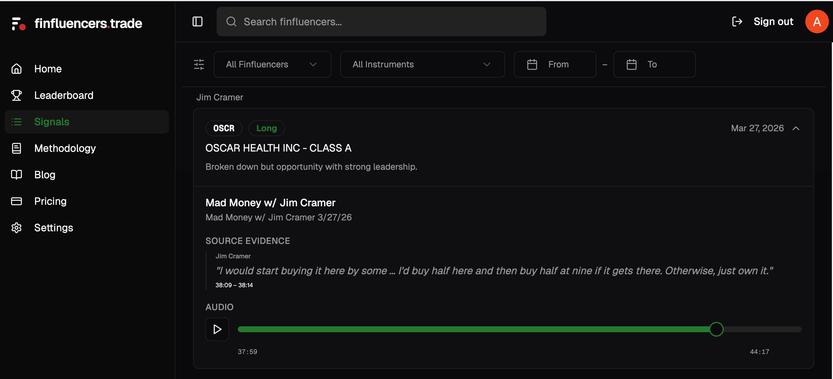 Screenshot 6 of Finfluencers.trade