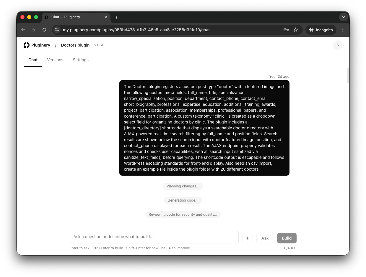Screenshot 1 of Pluginery