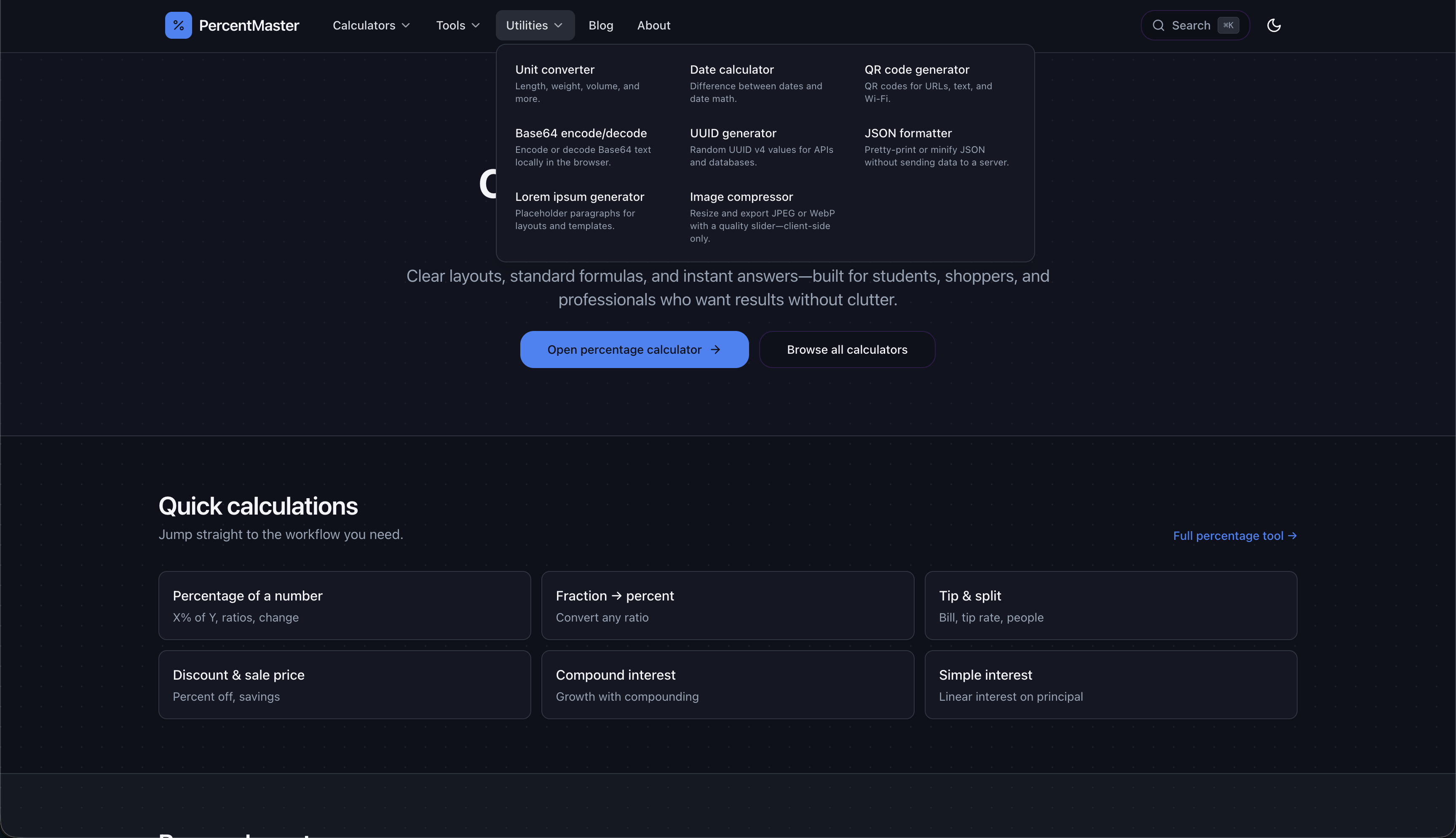 Screenshot 4 of PercentMaster
