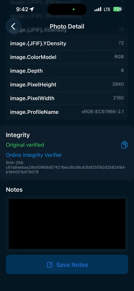 Screenshot 6 of EXIFer Pro: GPS Timestamp EXIF App