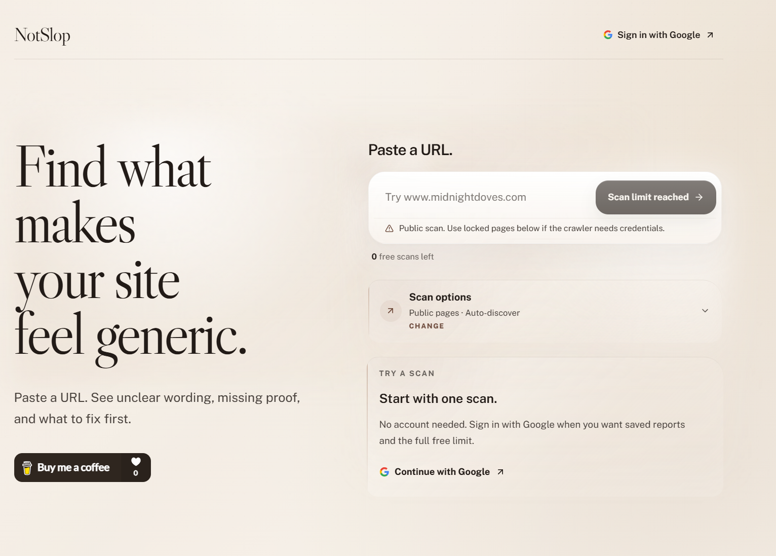 Screenshot 1 of NotSlop