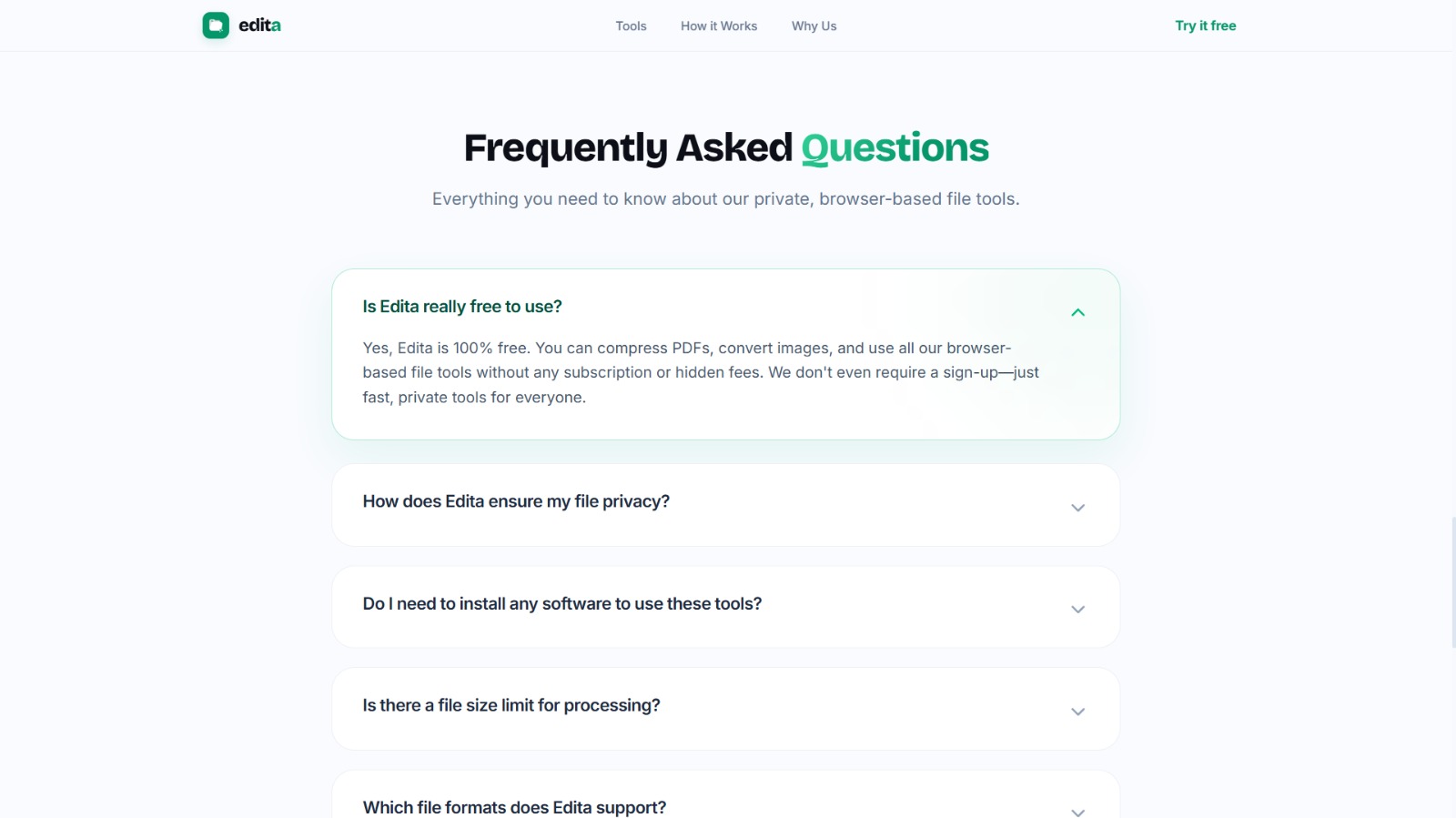 Screenshot 4 of edita.tools