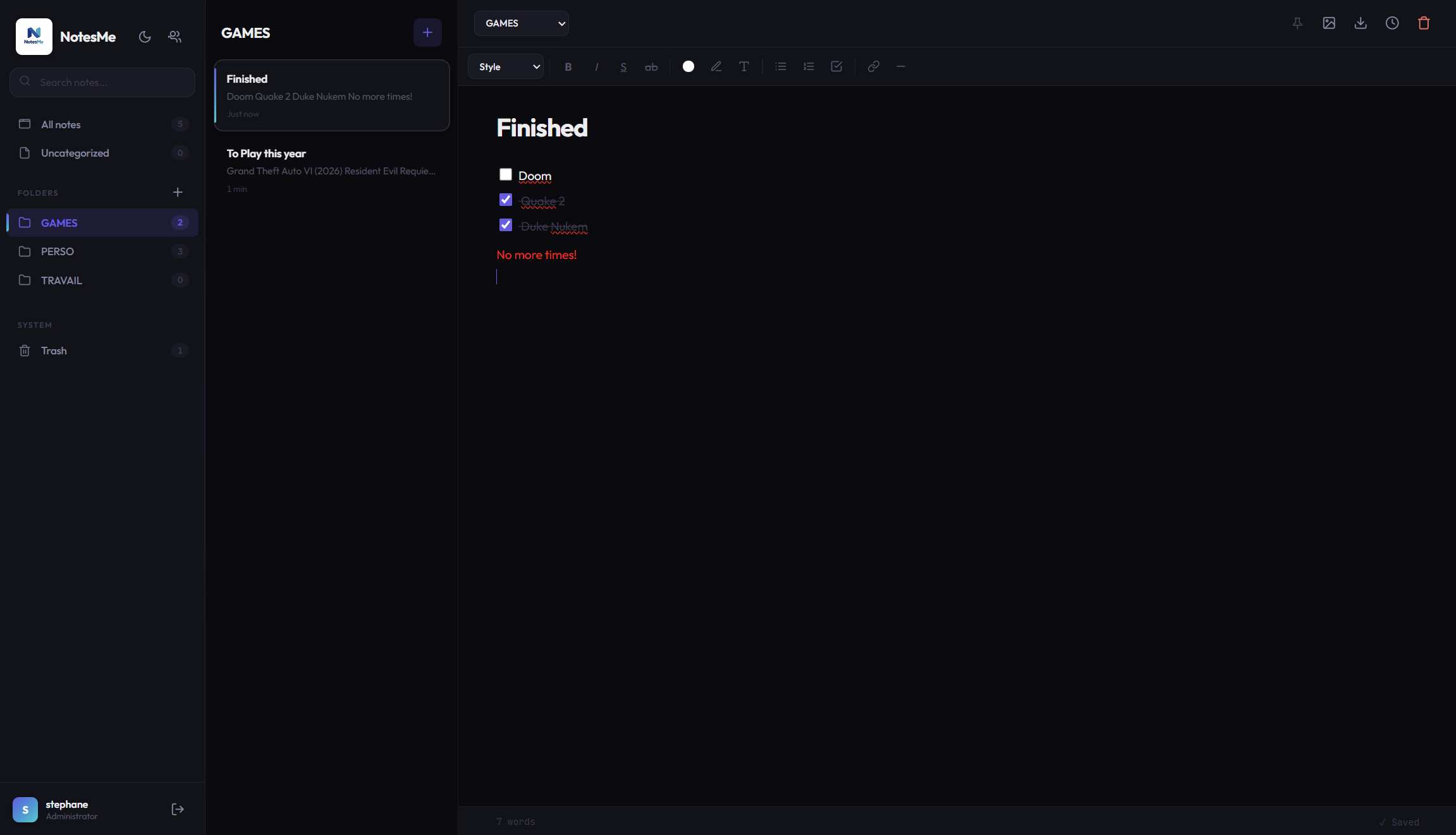 Screenshot 2 of NotesMe
