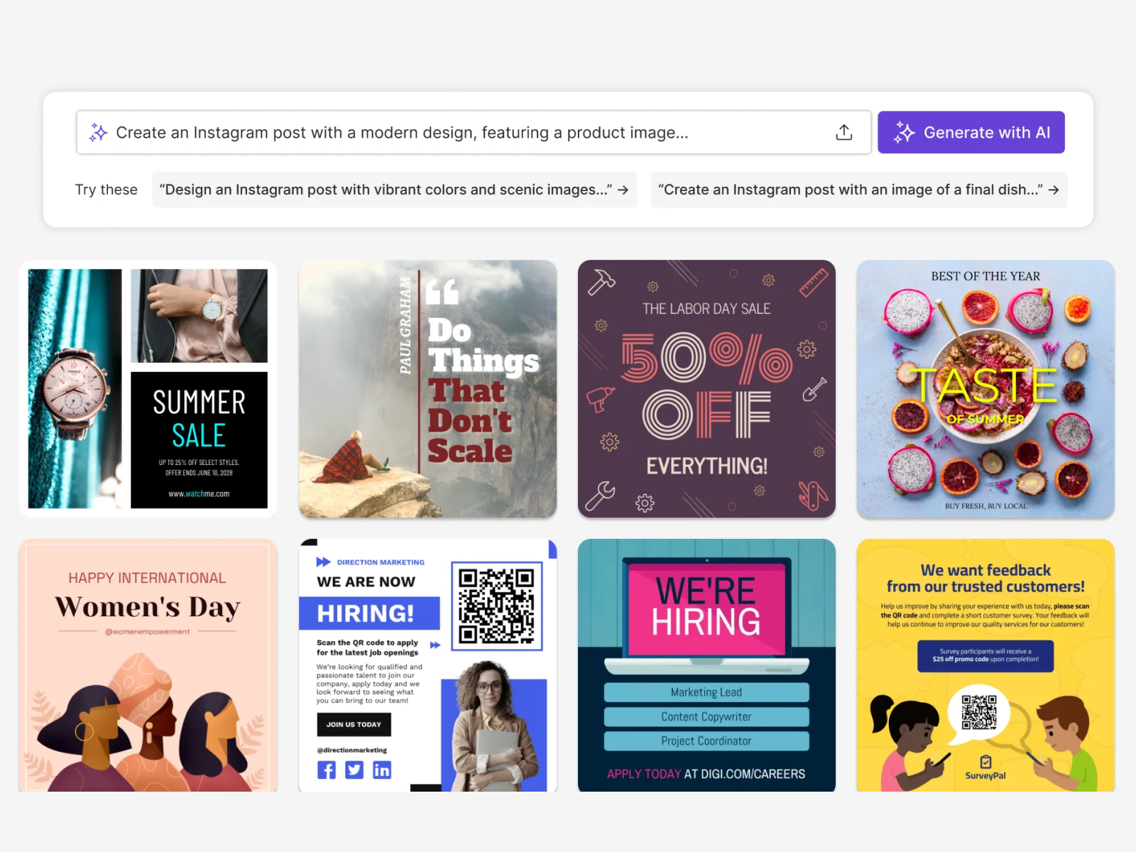 Screenshot 2 of AI Instagram Post Generator