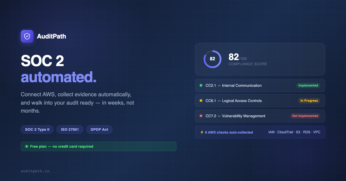 Screenshot 1 of AuditPath