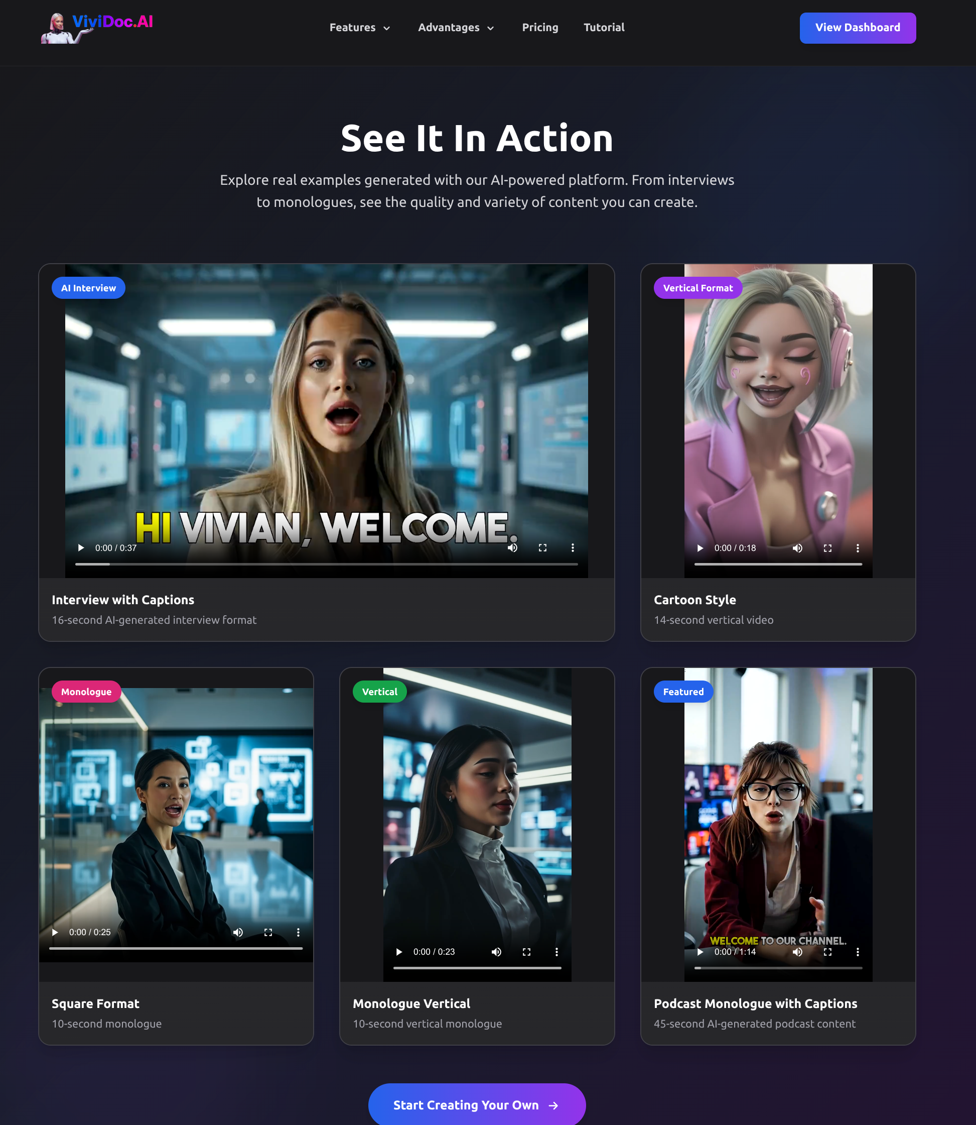 Screenshot 1 of ViviDoc.AI