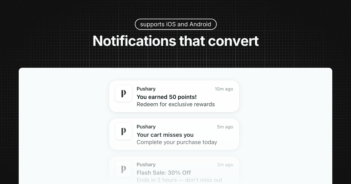 Screenshot 1 of Pushary