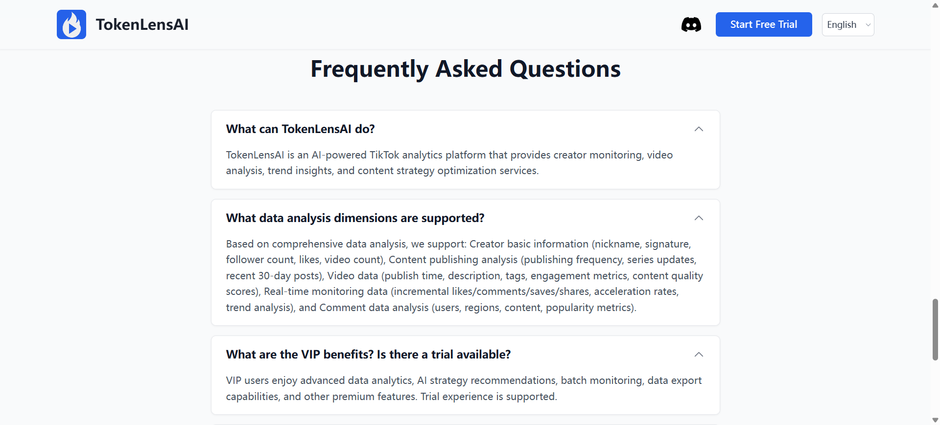 Screenshot 2 of TokenLensAI - AI-powered TikTok Analytic