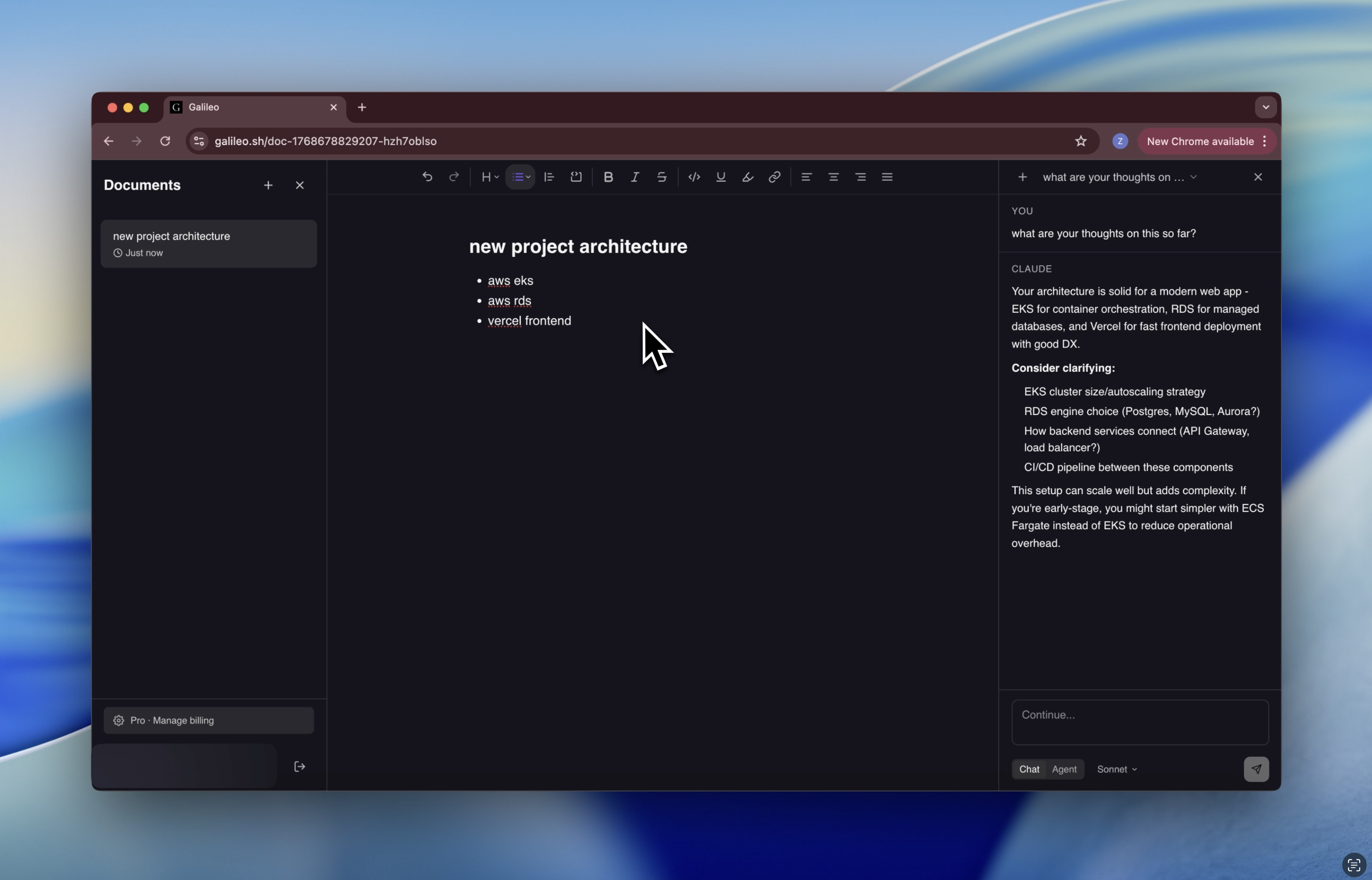 Screenshot 1 of Galileo