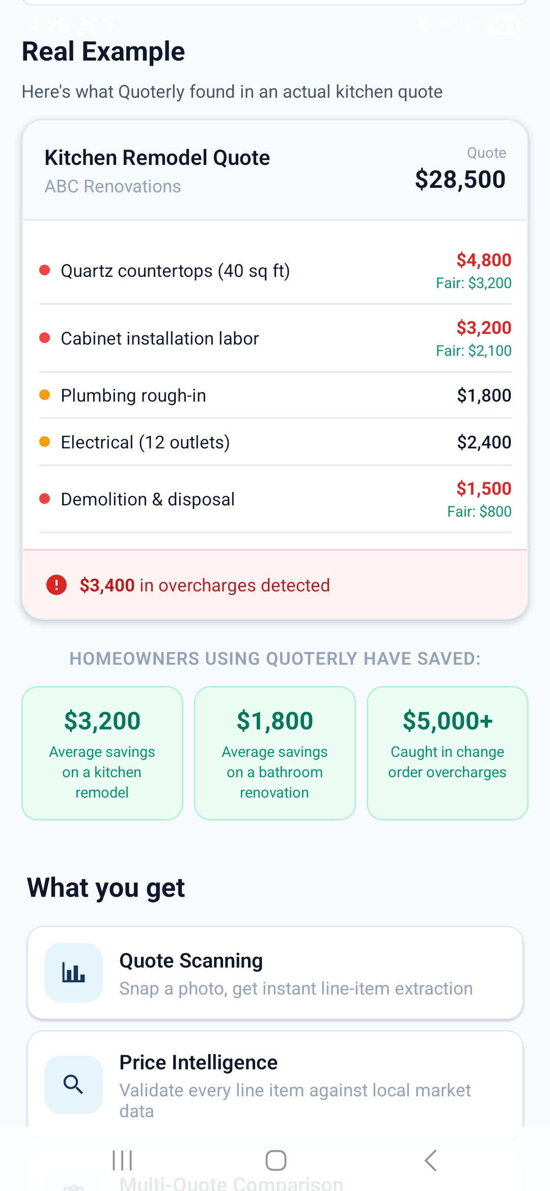 Screenshot 1 of Quoterly