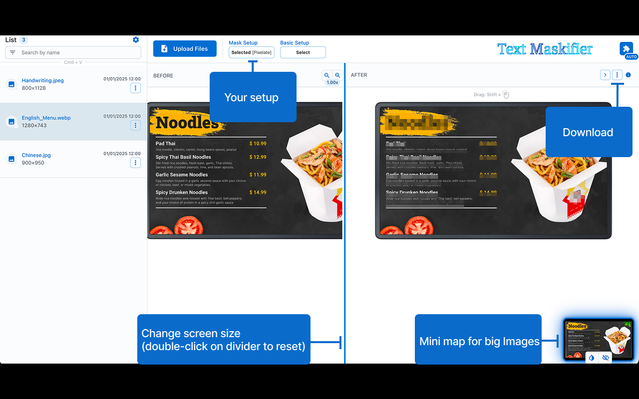 Screenshot 4 of Text Maskifier