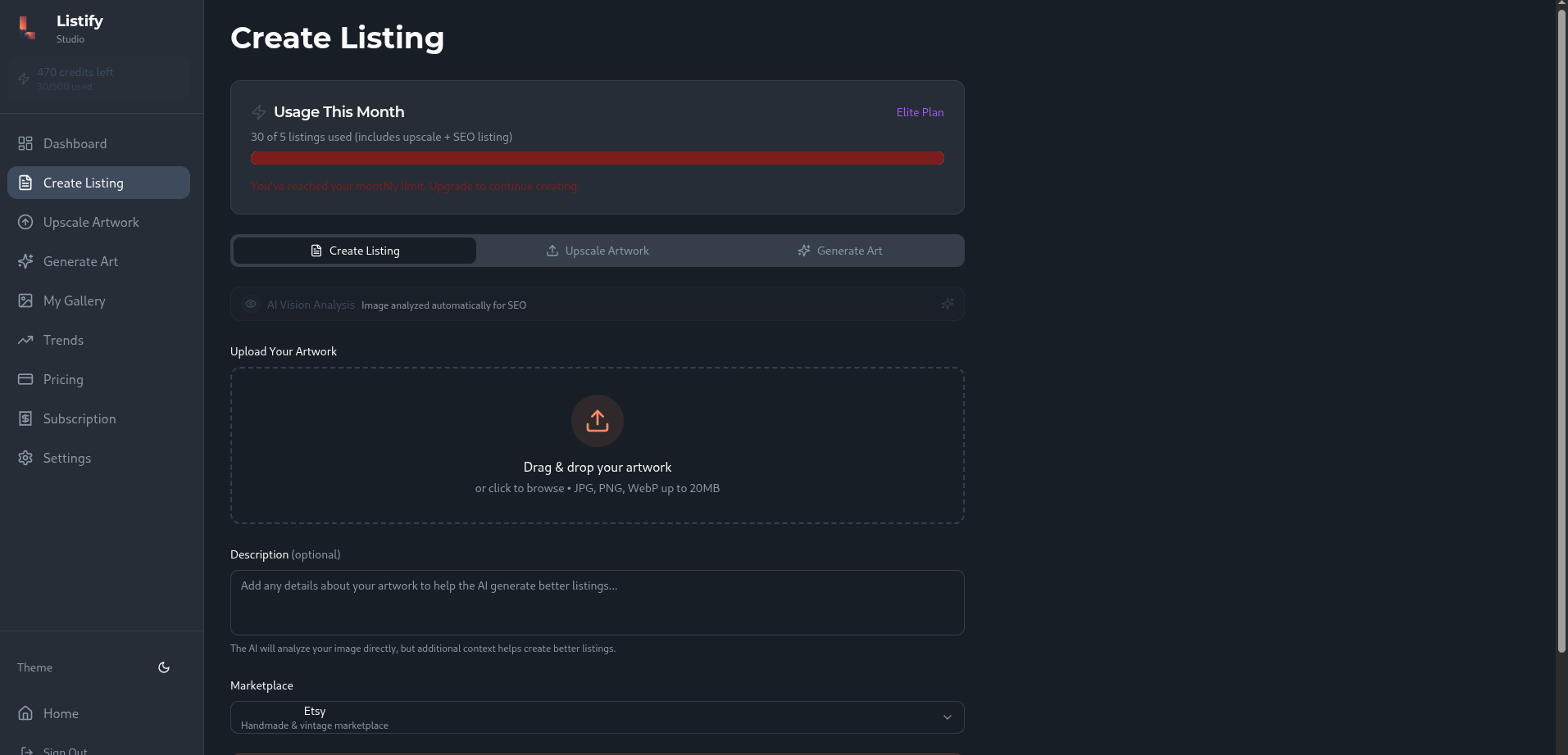 Screenshot 1 of Listify