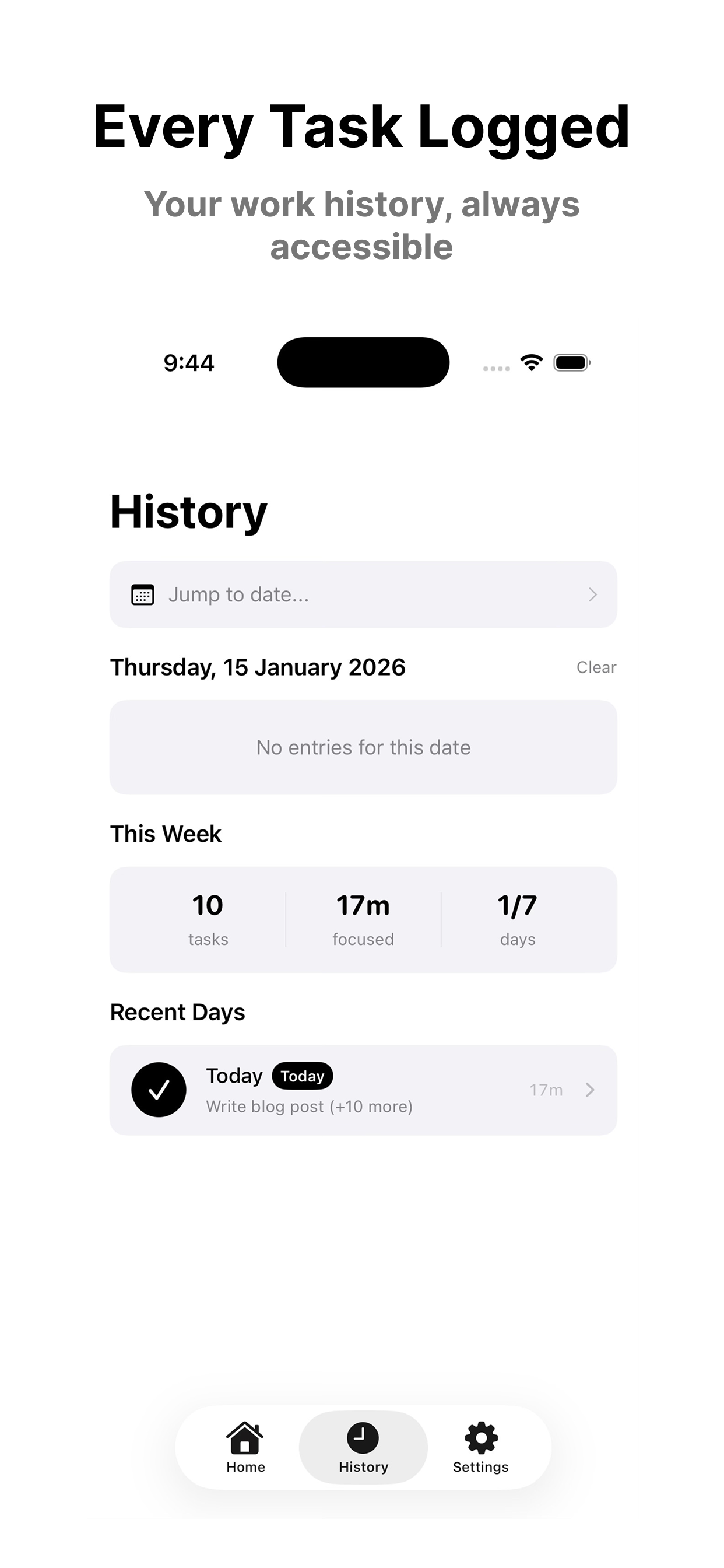 Screenshot 7 of OneTask Single Task Timer App