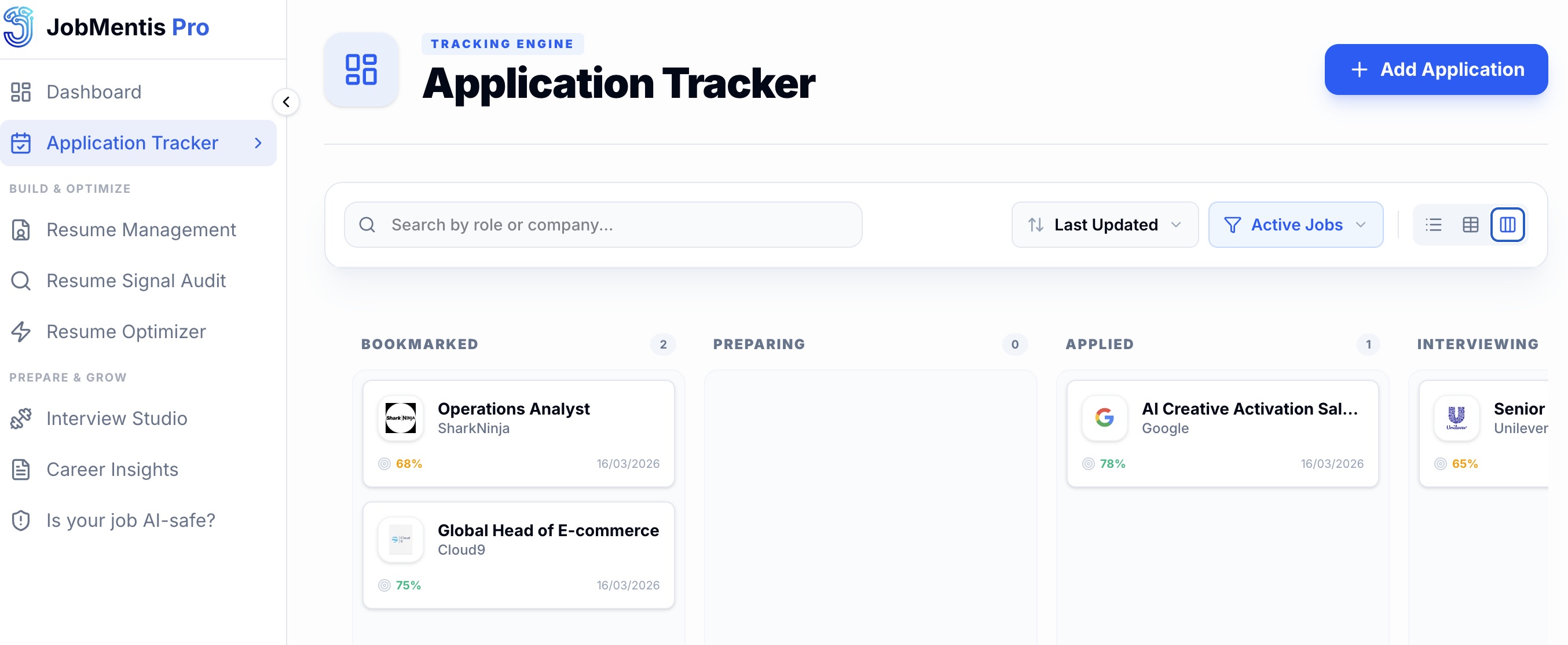 Screenshot 3 of JobMentis