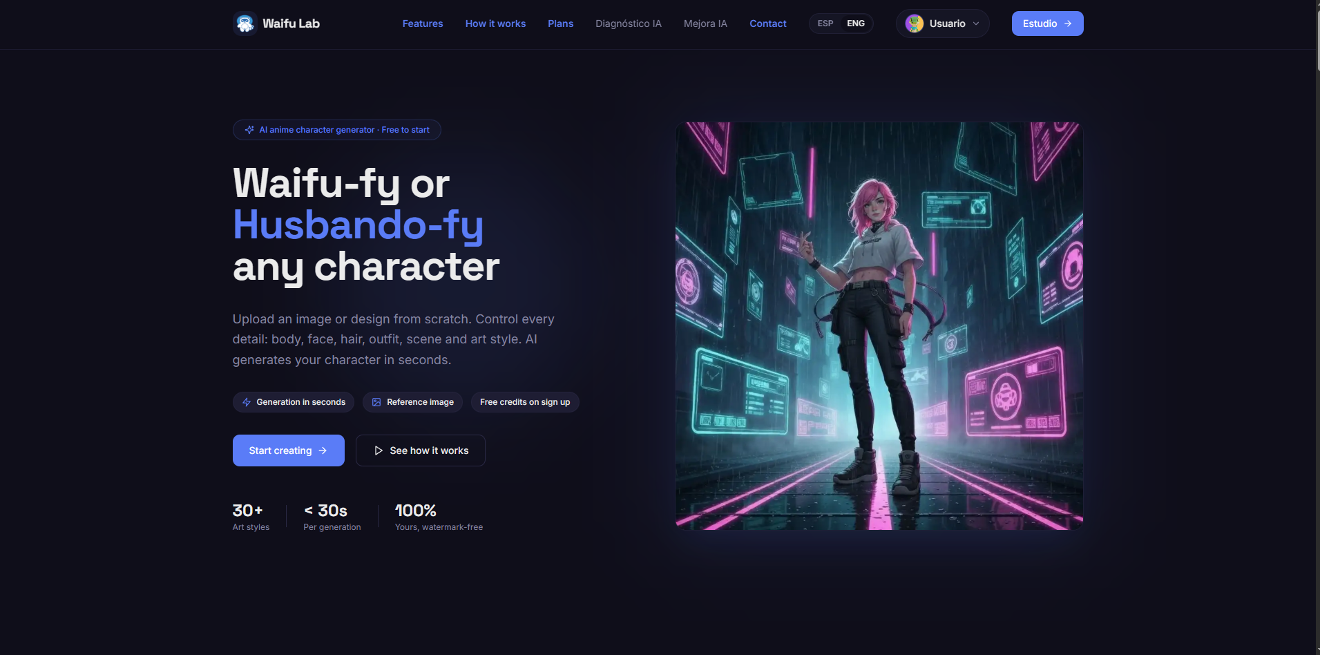 Screenshot 1 of Waifu Lab