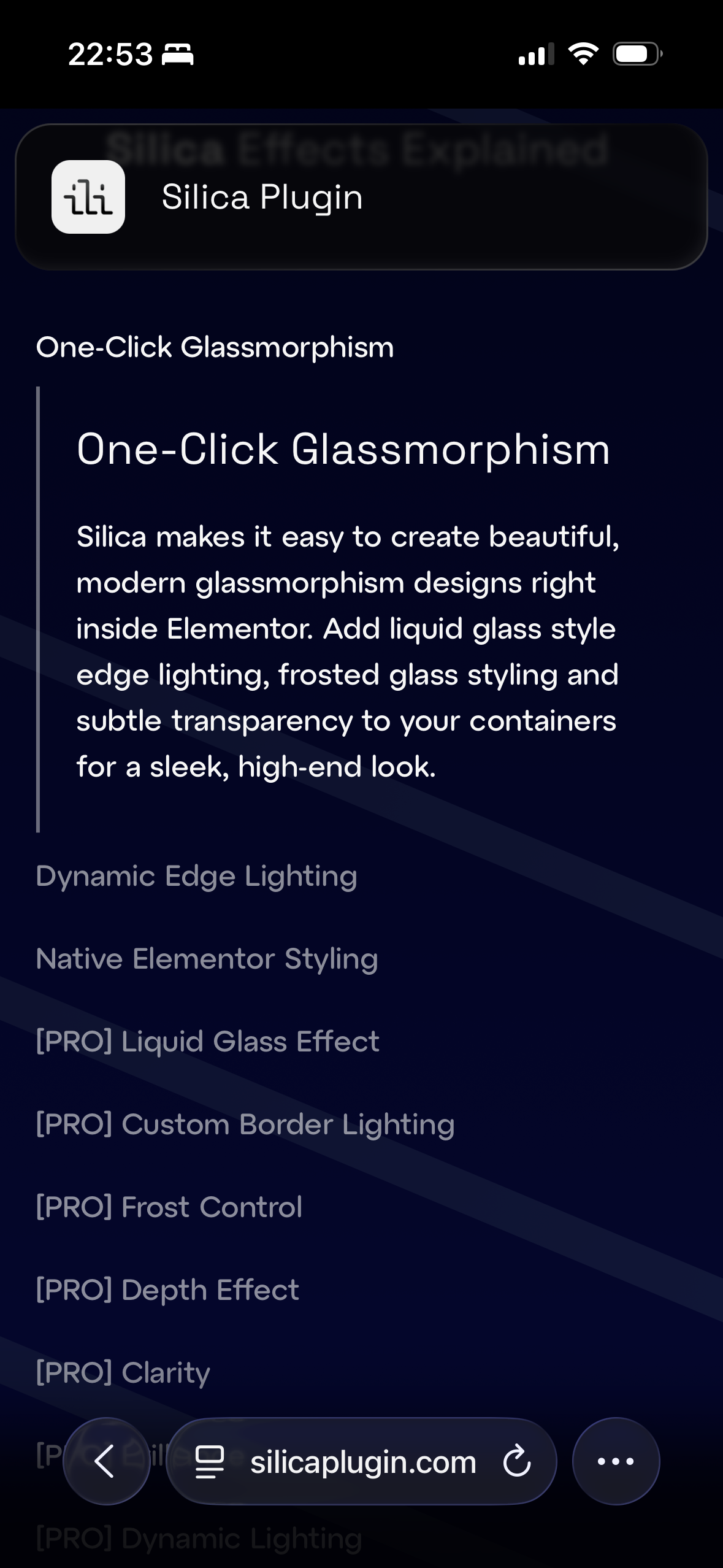 Screenshot 5 of Silica Plugin