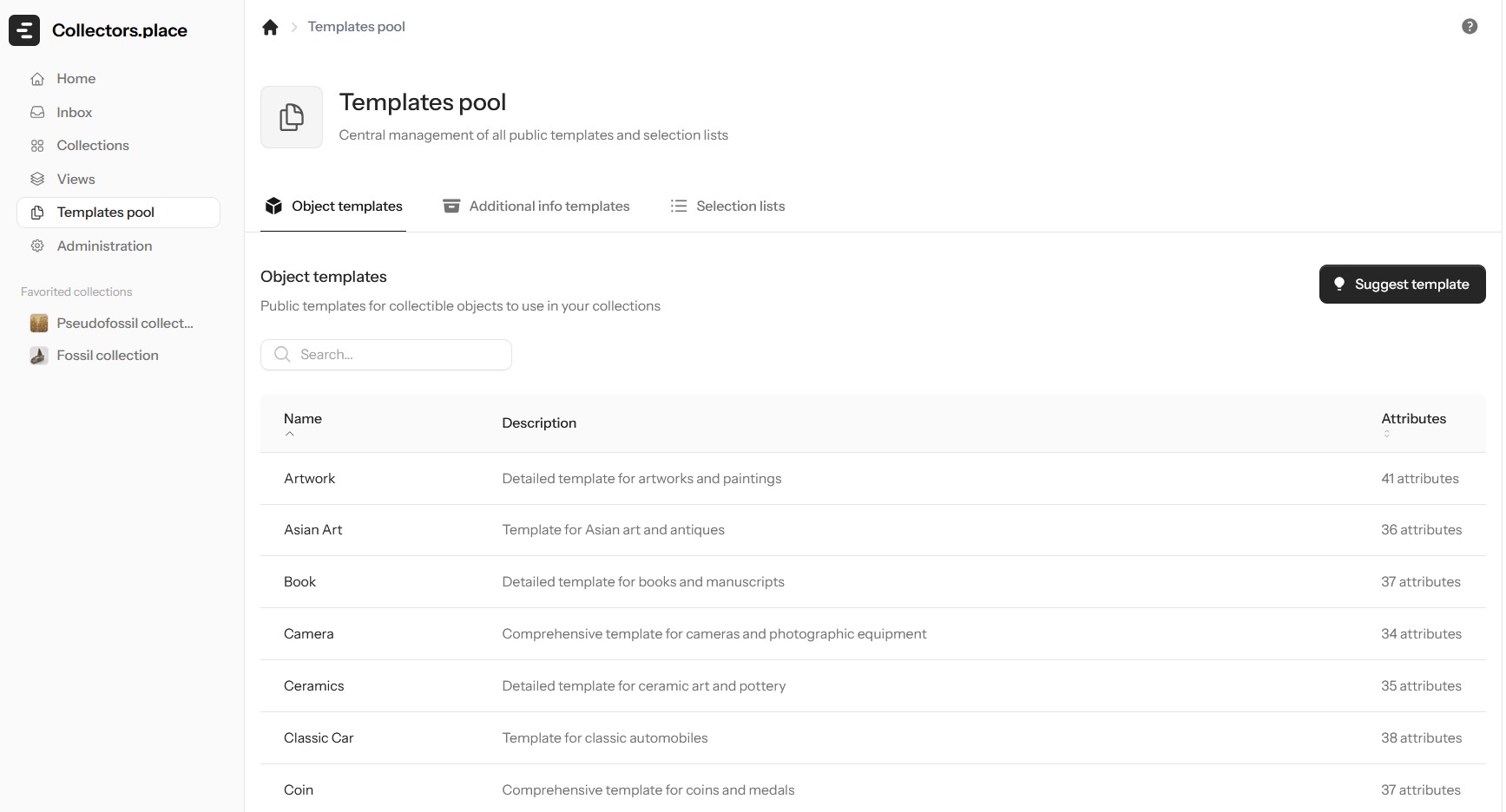 Screenshot 6 of Collectors.place