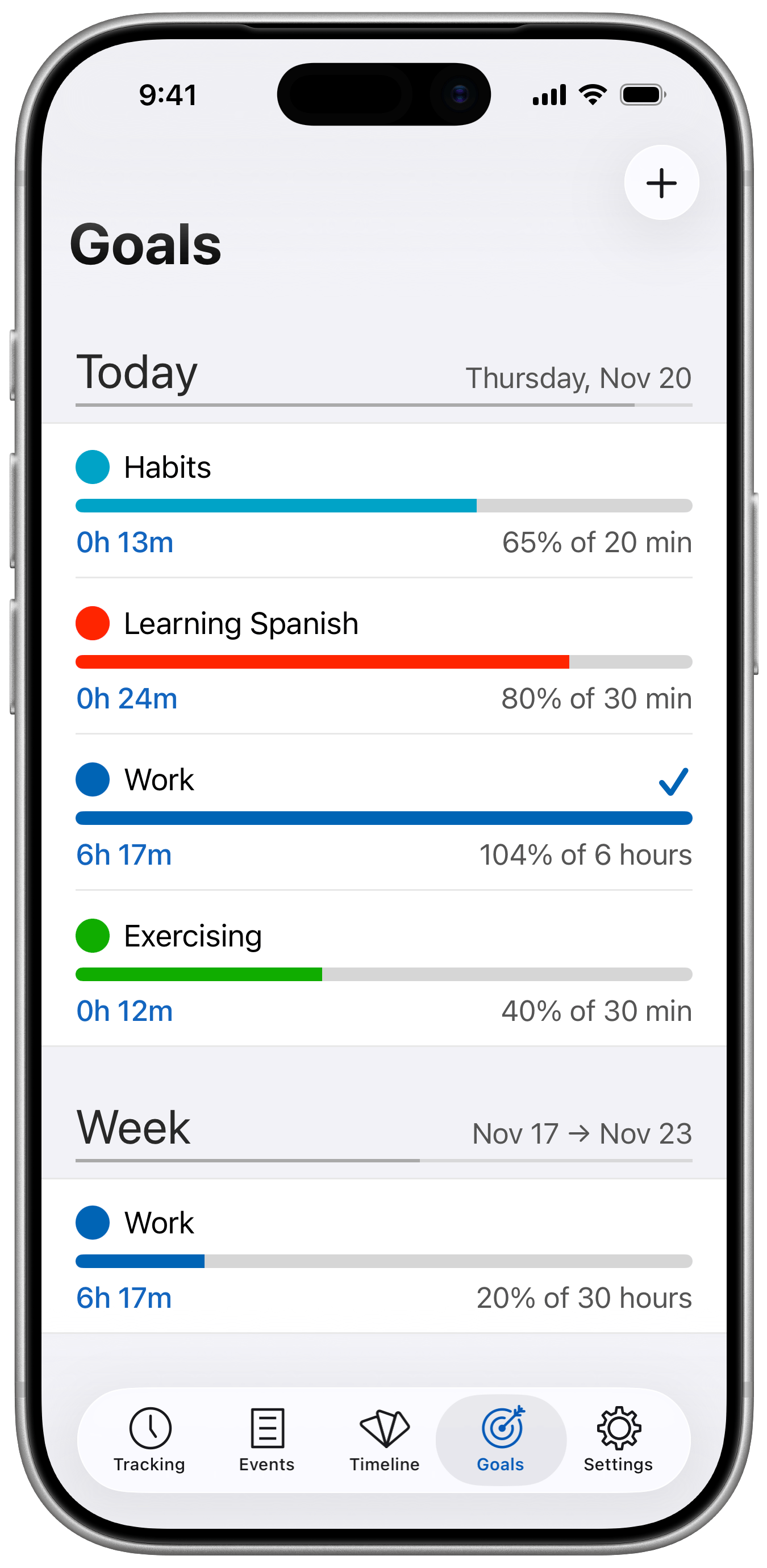Screenshot 5 of Timelines Time Tracking
