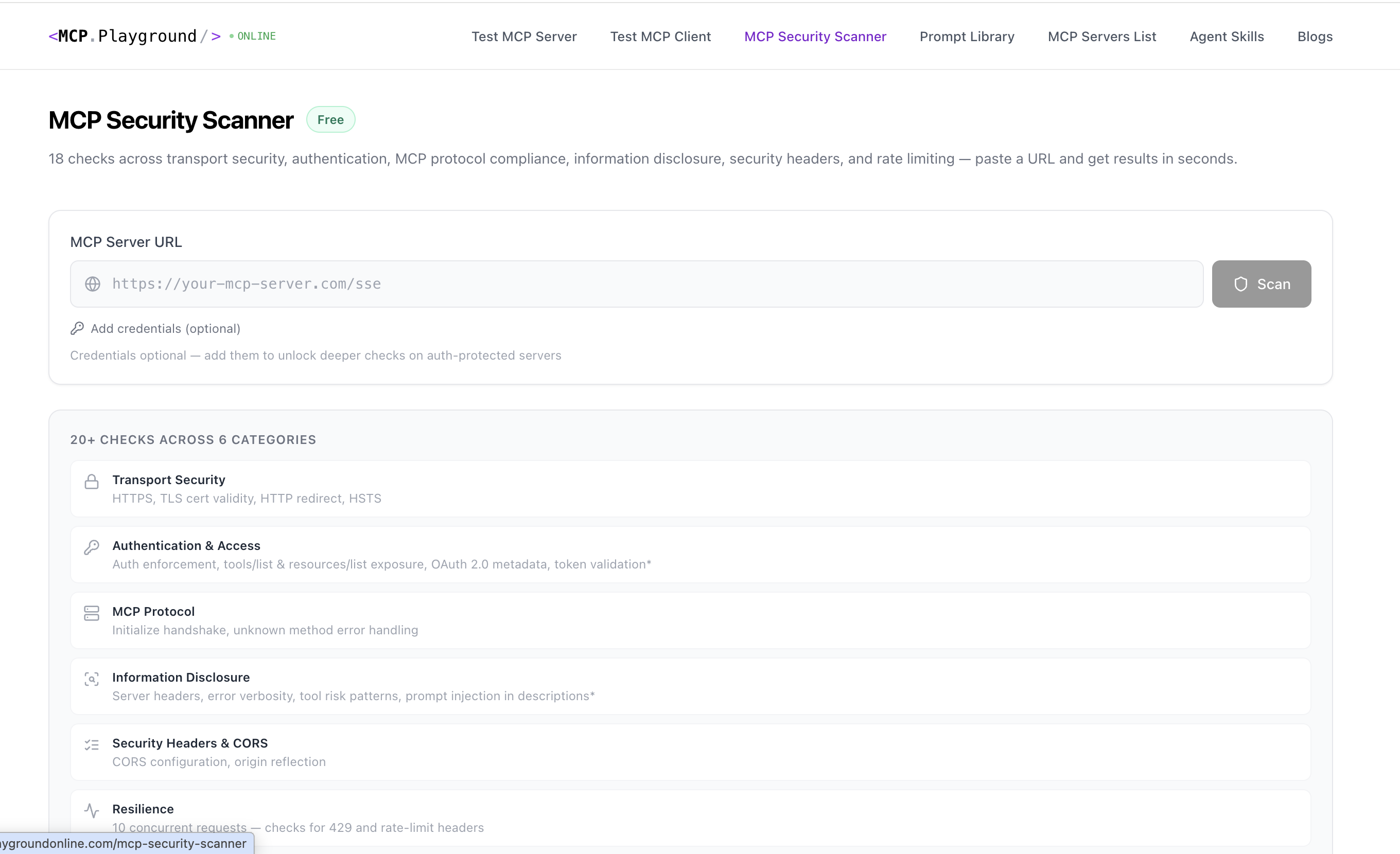 Screenshot 3 of MCP Playground Online