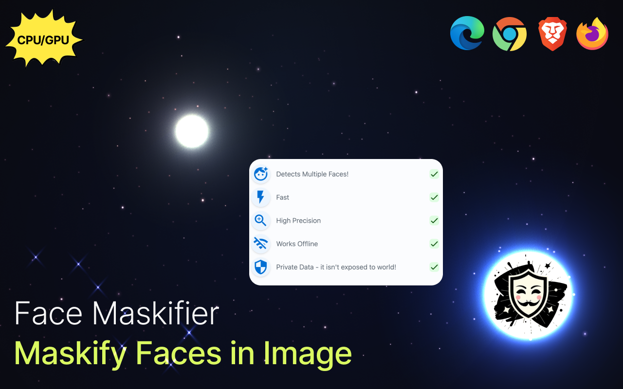 Screenshot 1 of Face Maskifier