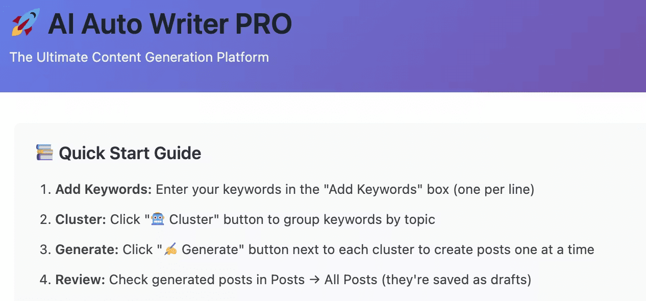 Screenshot 2 of AI Auto Writer