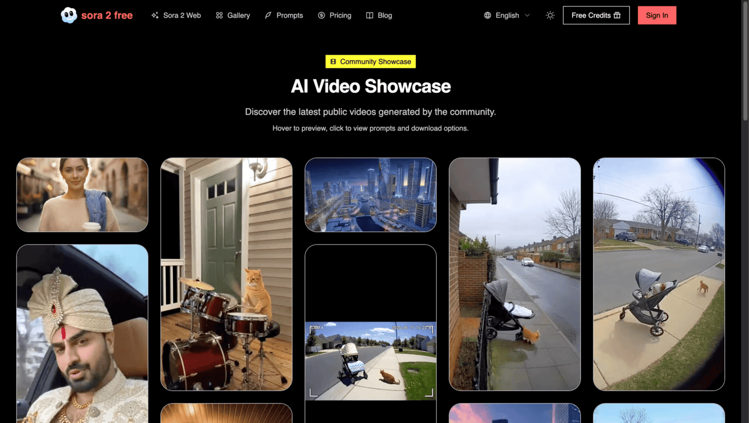 Screenshot 2 of sora 2 web