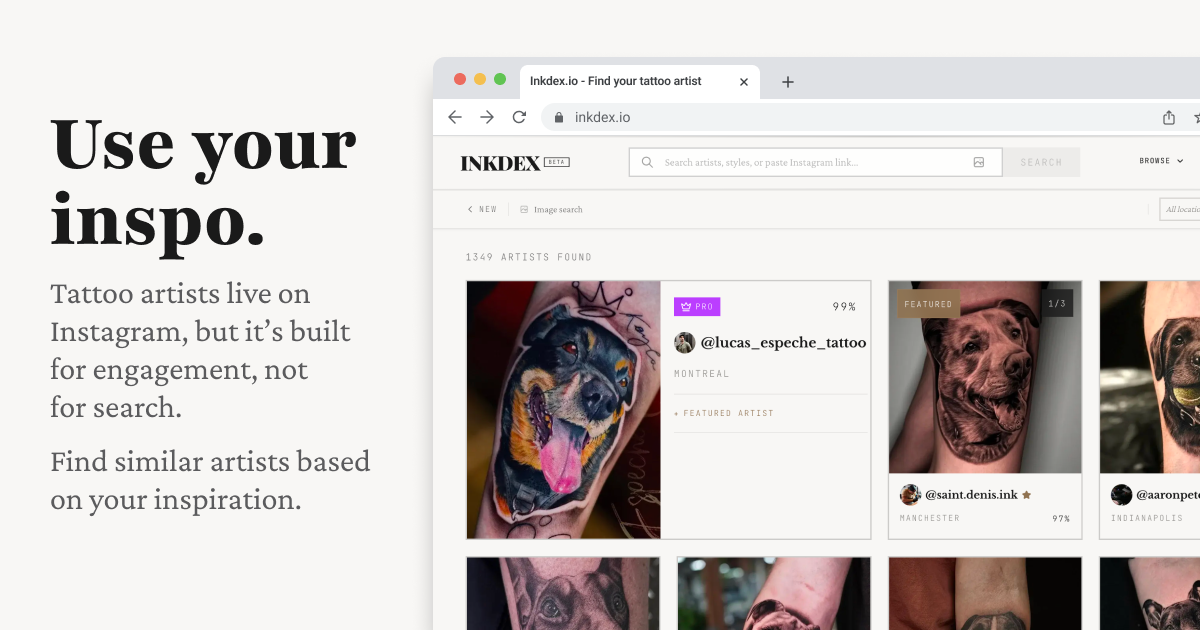 Screenshot 2 of Inkdex