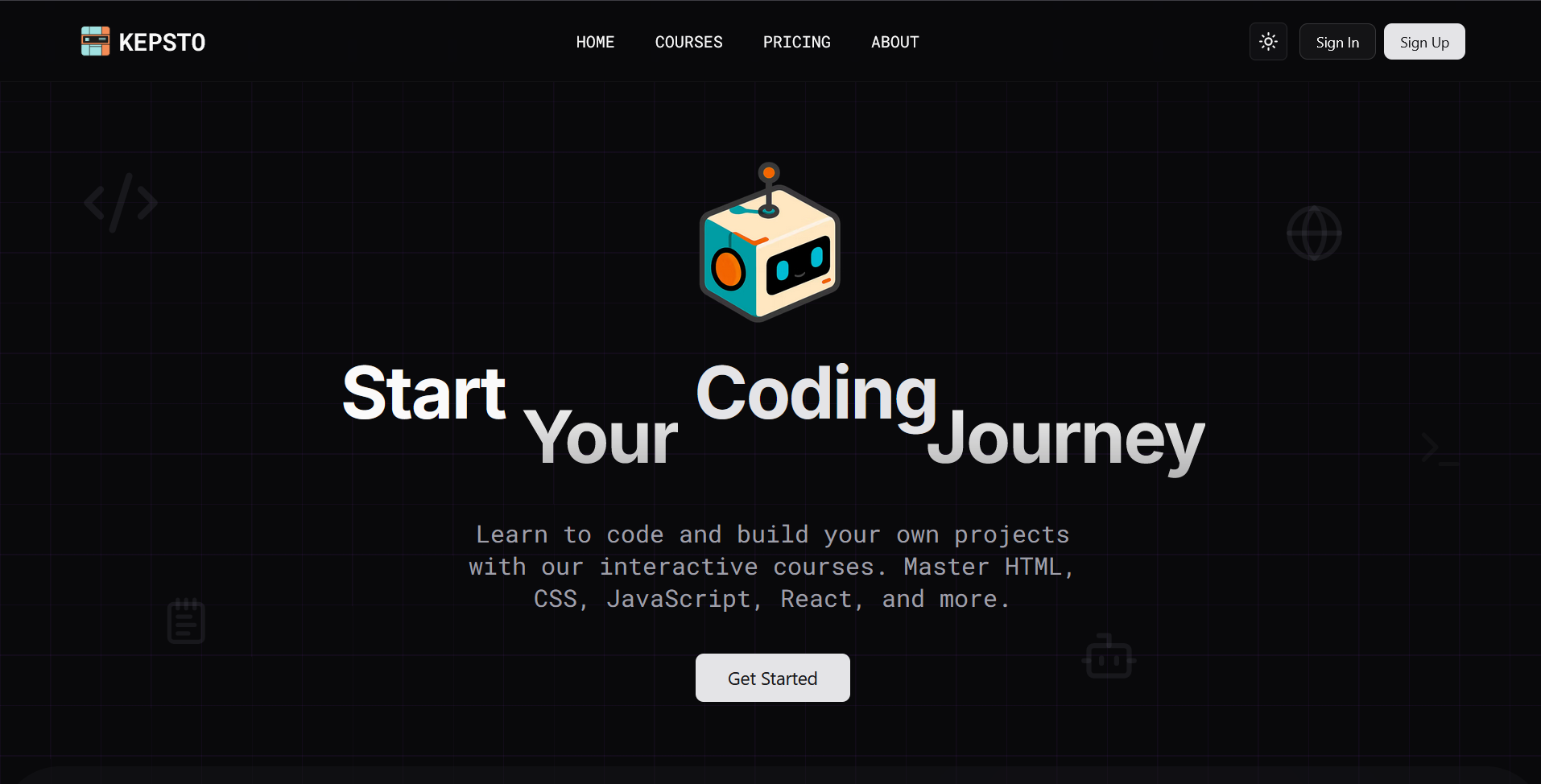 Screenshot 1 of Kepsto - Interactive Coding Platform
