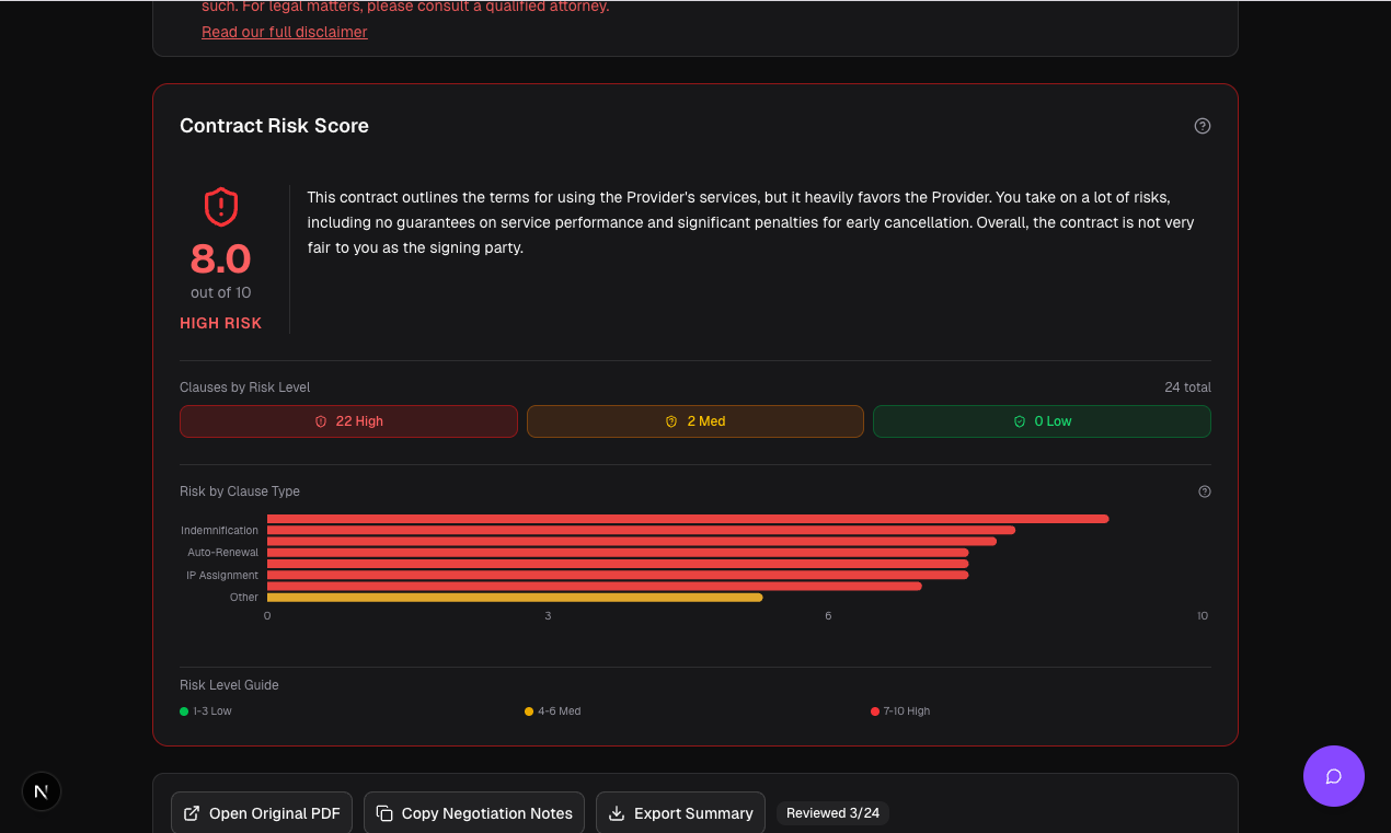 Screenshot 1 of Clausibly