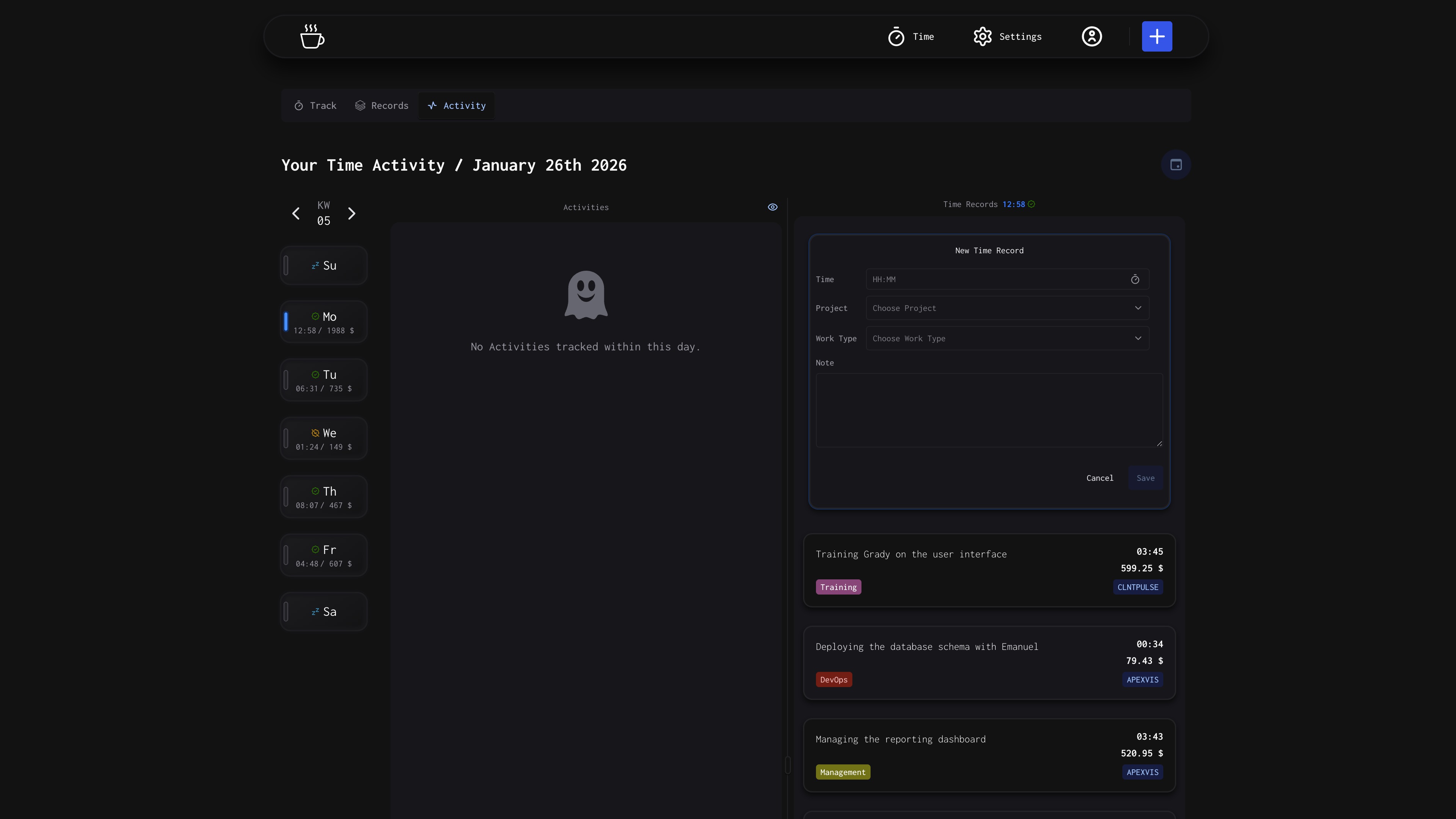 Screenshot 2 of ttime